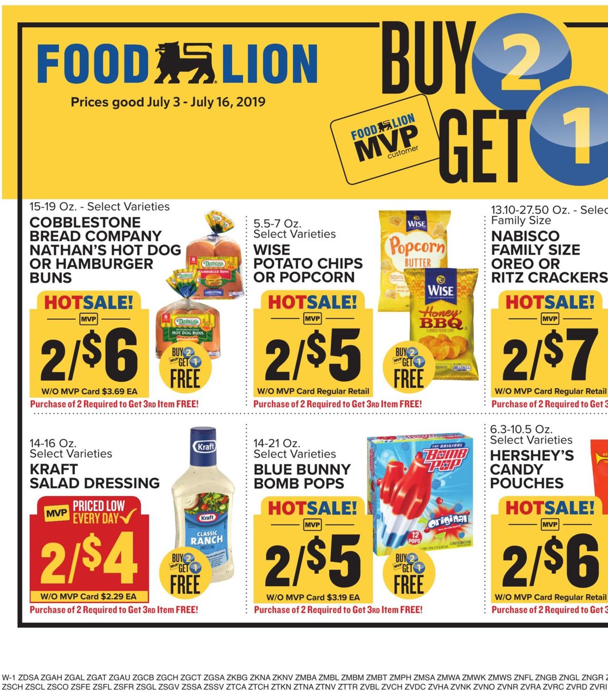 Food Lion Ad from 07/03/2019