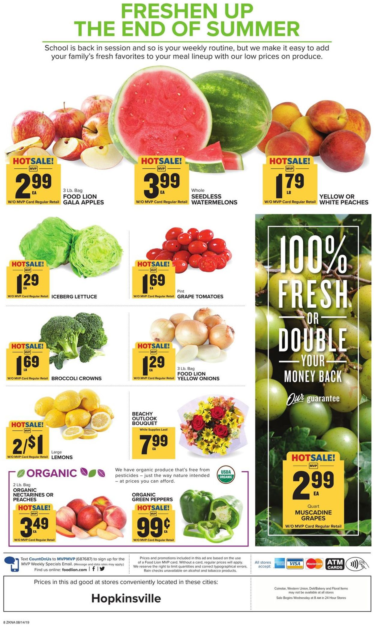 Food Lion Ad from 08/14/2019