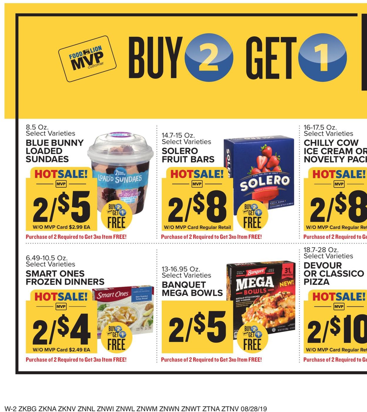 Food Lion Ad from 08/28/2019