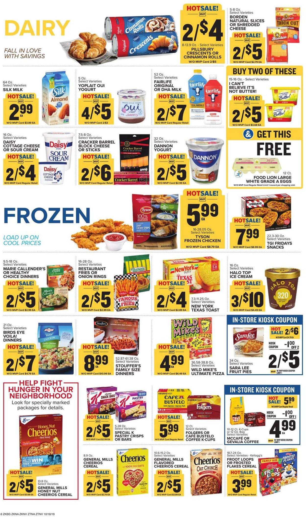 Food Lion Ad from 10/16/2019