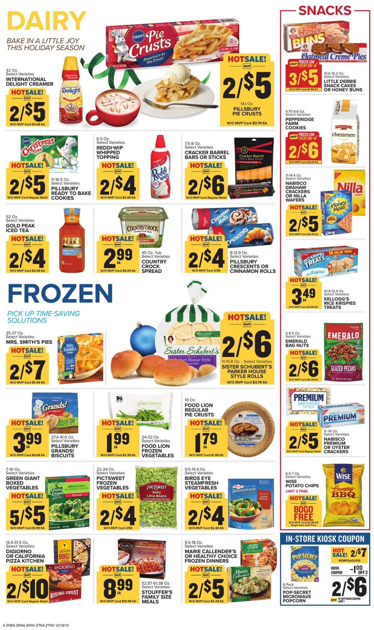 Food Lion Ad from 12/18/2019