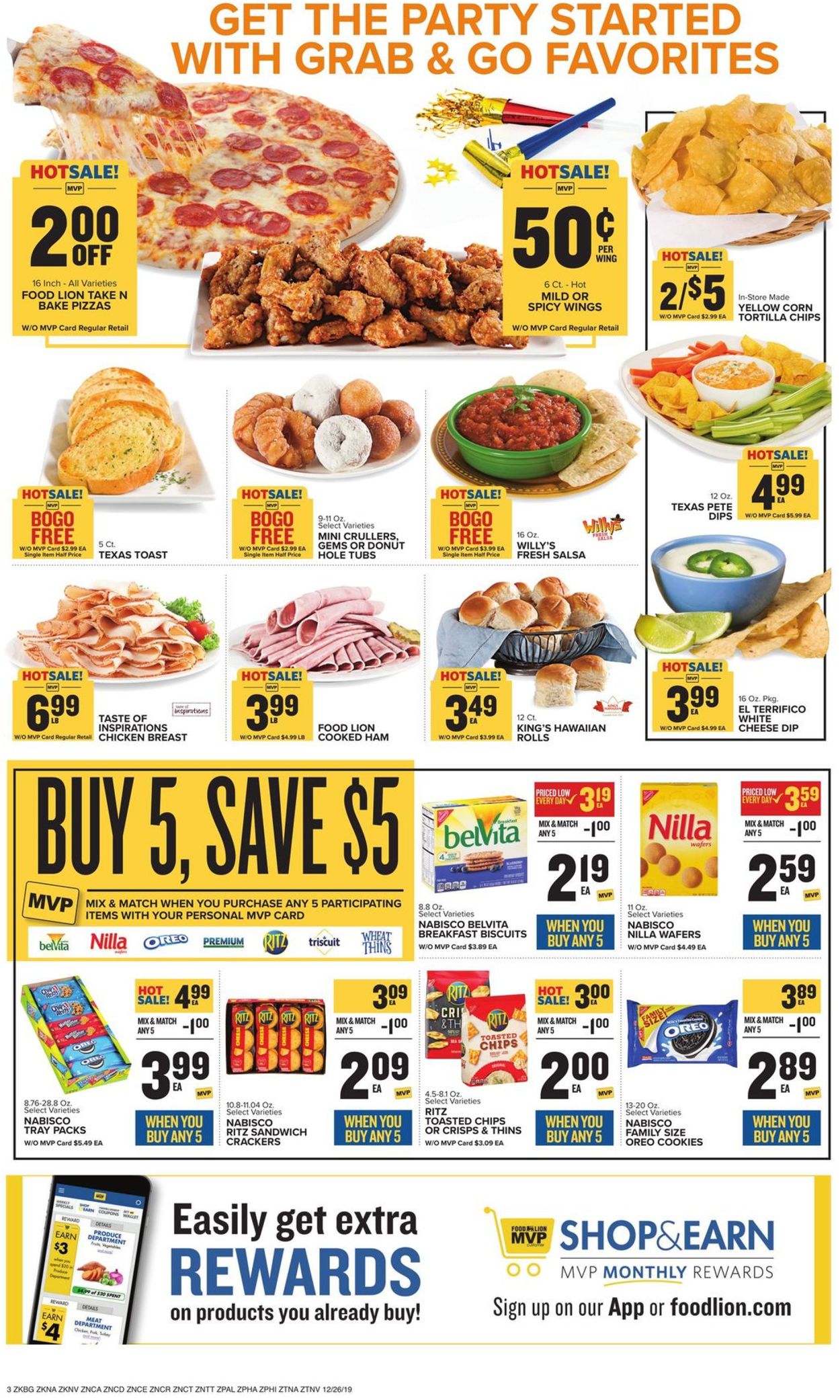 Food Lion Ad from 12/26/2019
