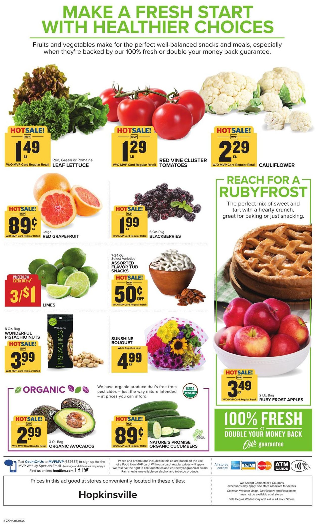 Food Lion Ad from 01/01/2020