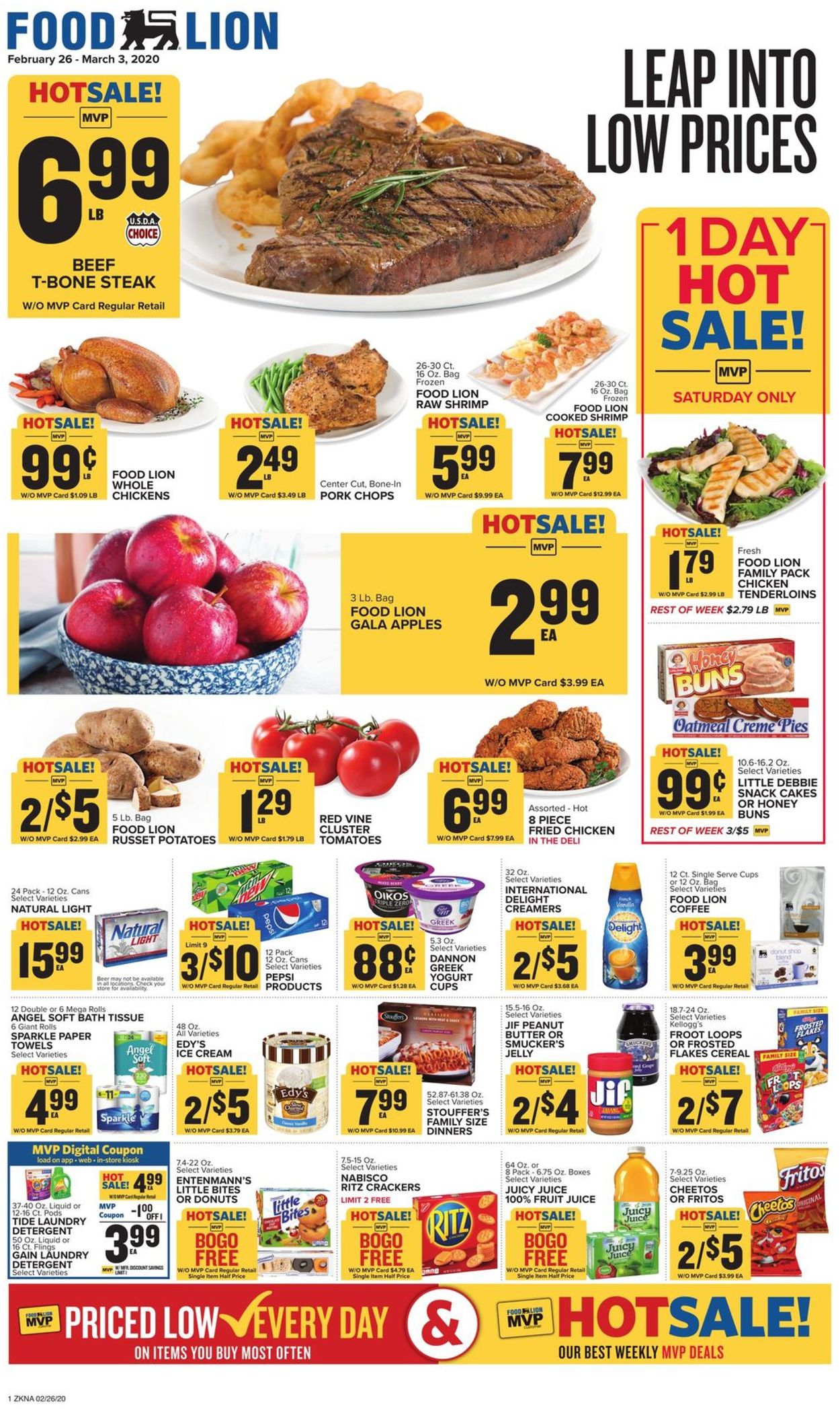 Food Lion Ad from 02/26/2020