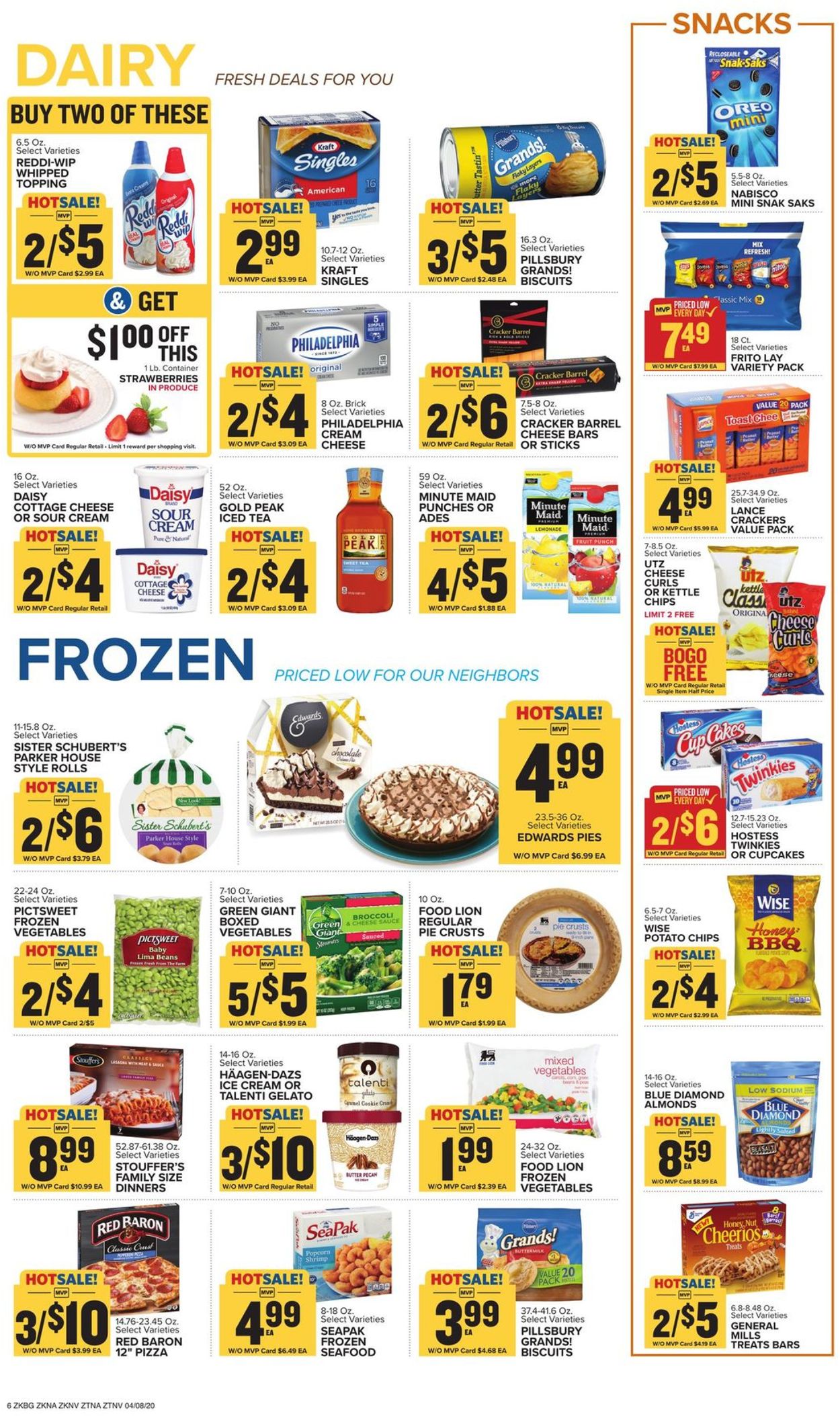 Food Lion Ad from 04/08/2020