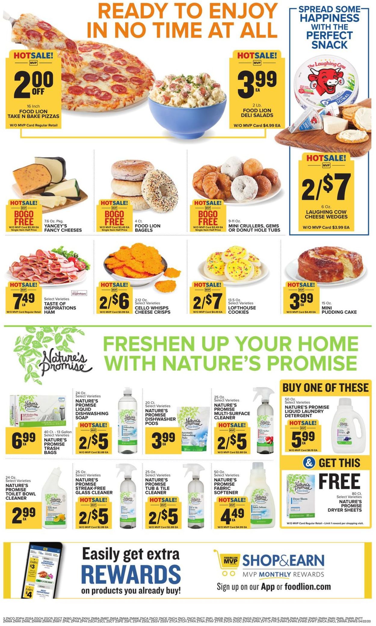 Food Lion Ad from 04/22/2020