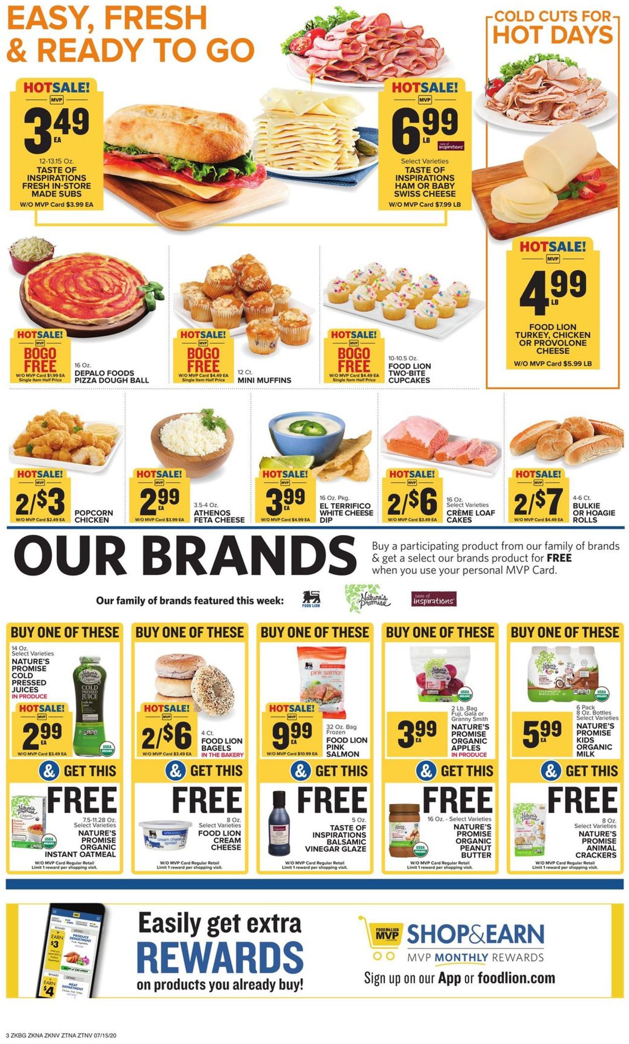 Food Lion Ad from 07/15/2020