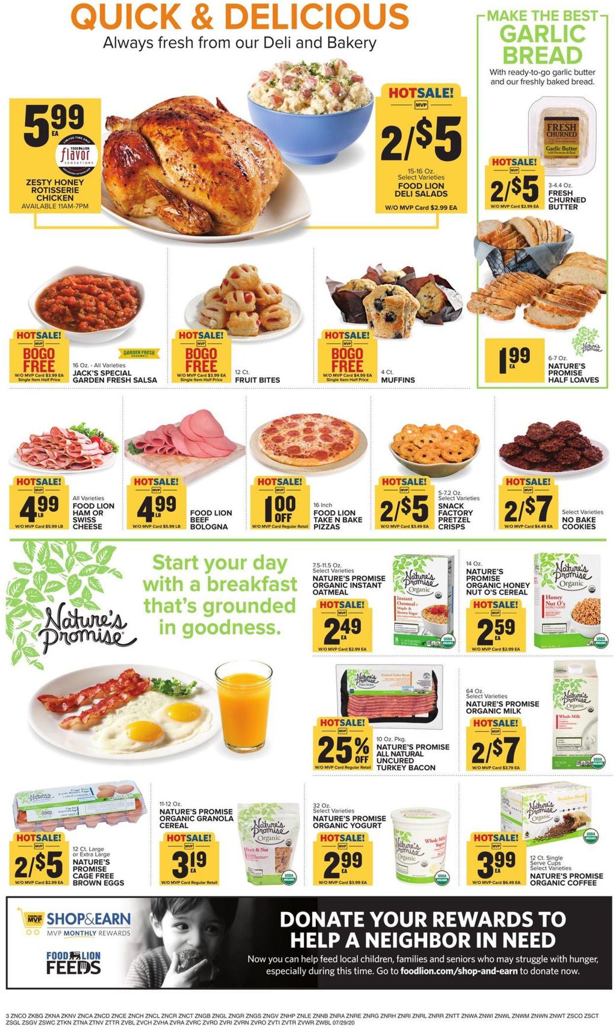 Food Lion Ad from 07/29/2020