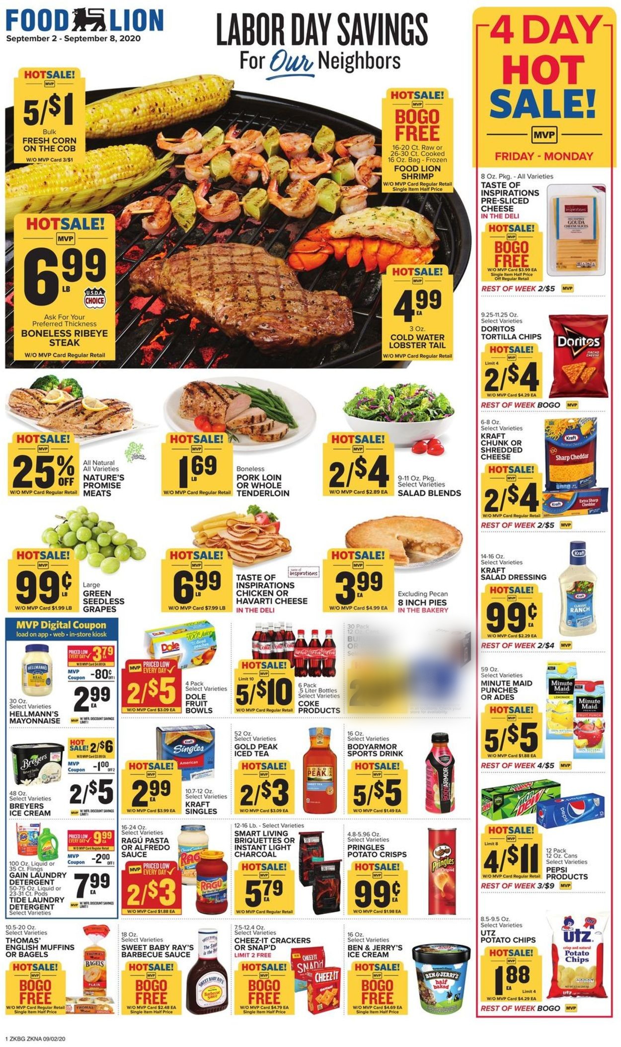 Food Lion Ad from 09/02/2020