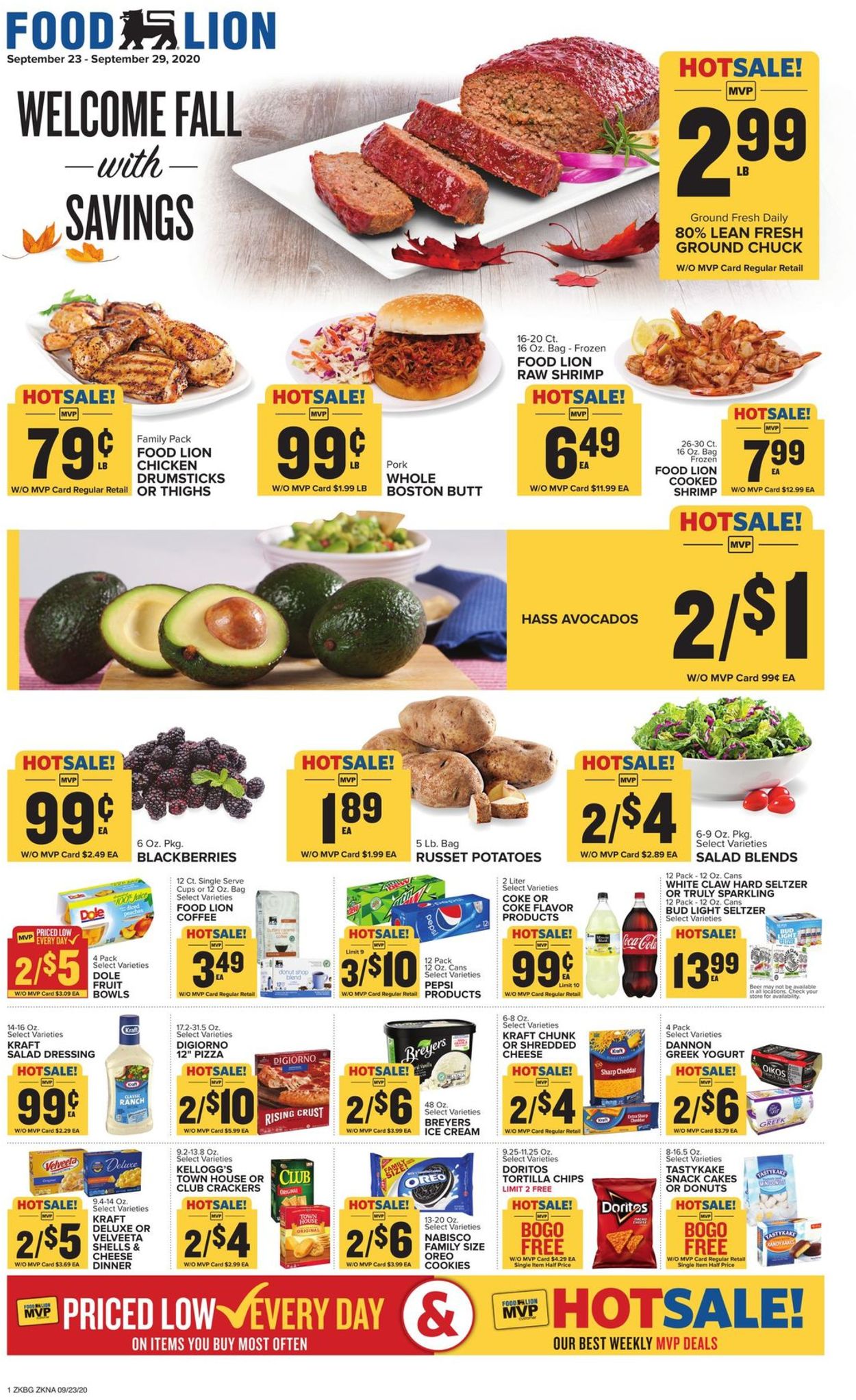 Food Lion Ad from 09/23/2020