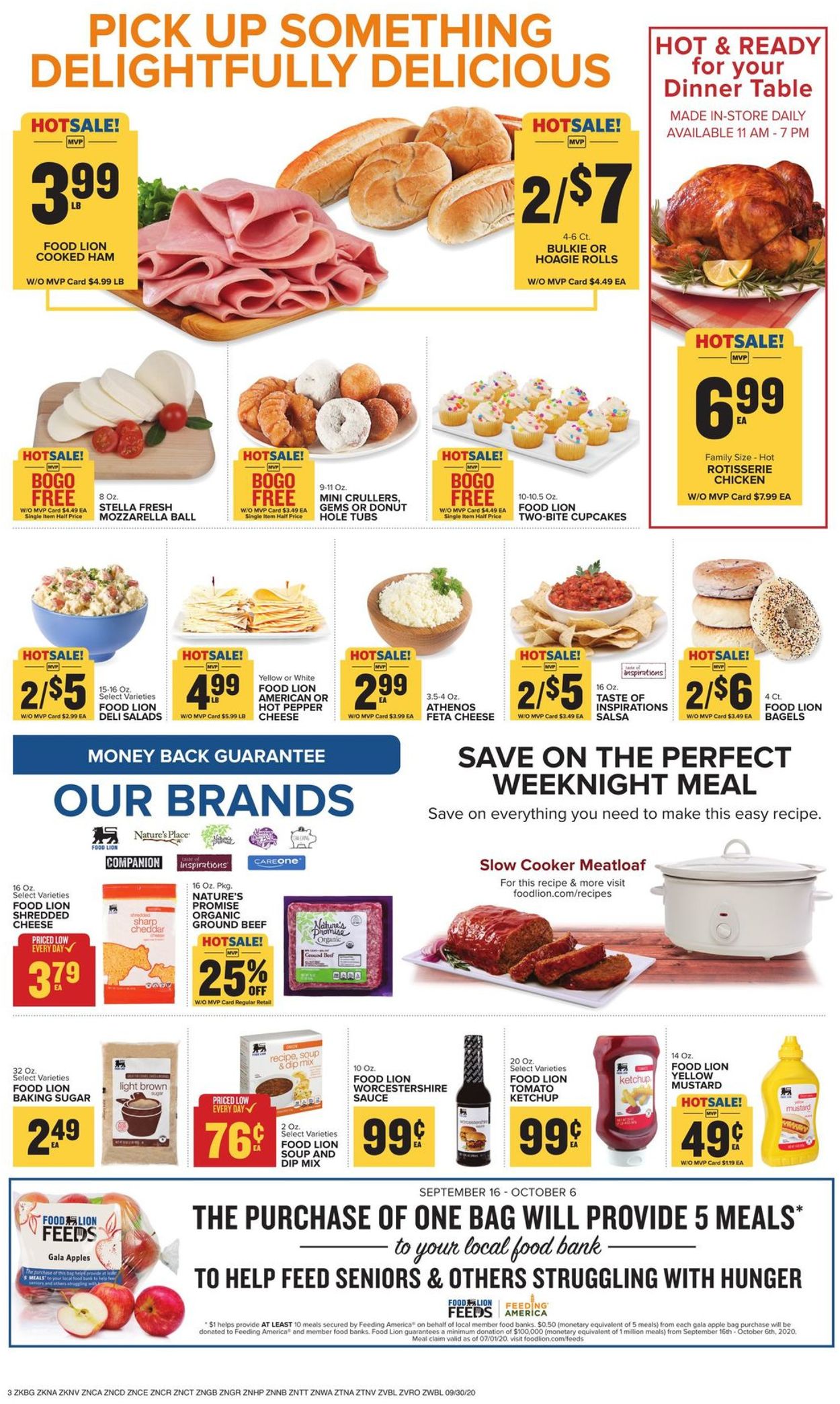 Food Lion Ad from 09/30/2020