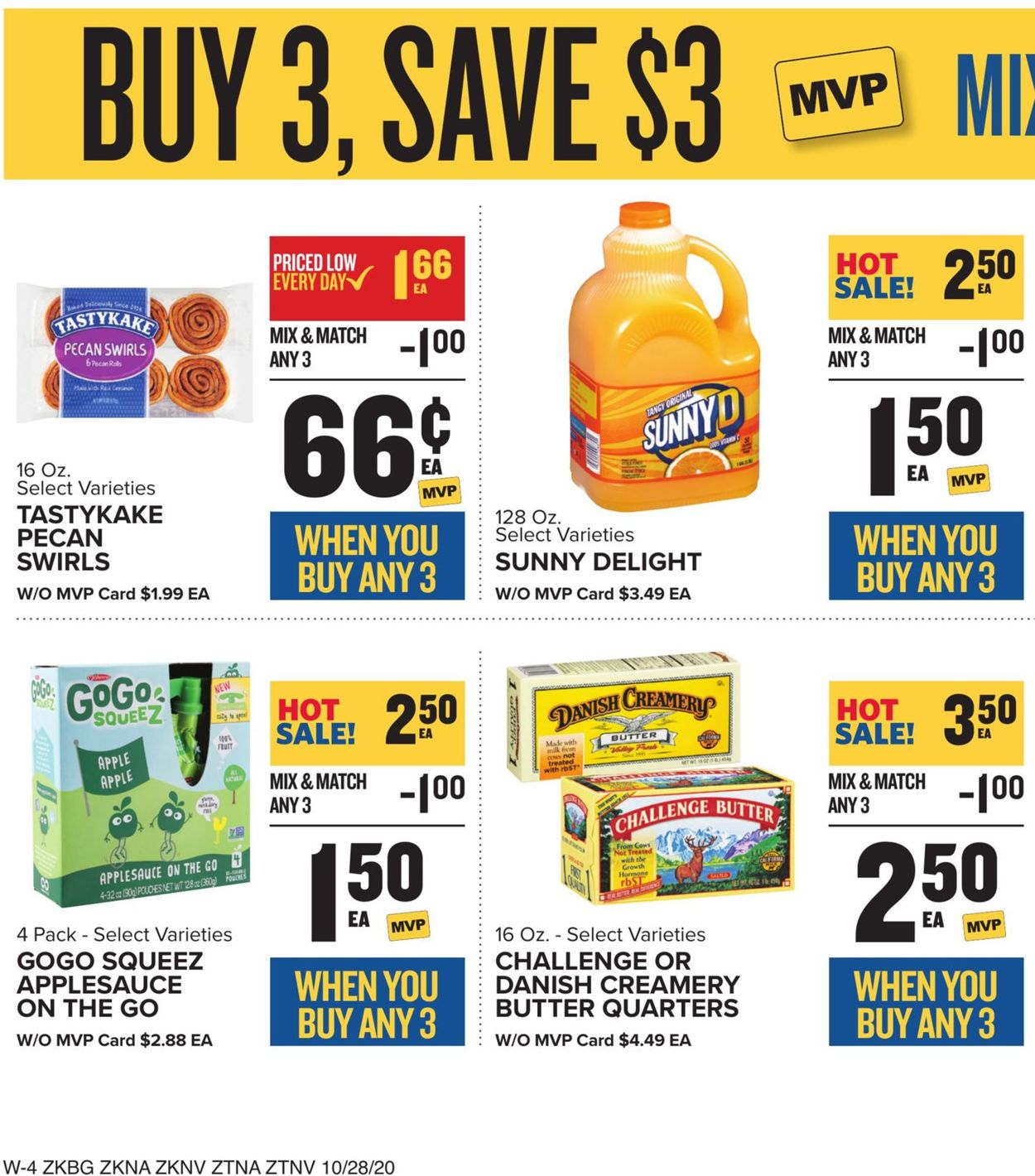 Food Lion Ad from 10/28/2020