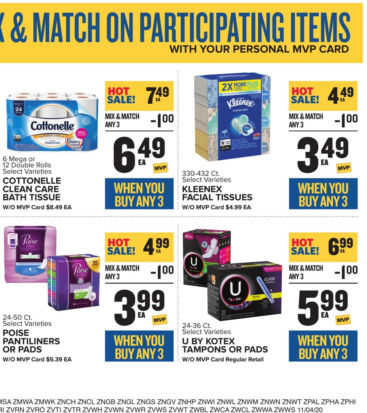 Food Lion Ad from 11/04/2020