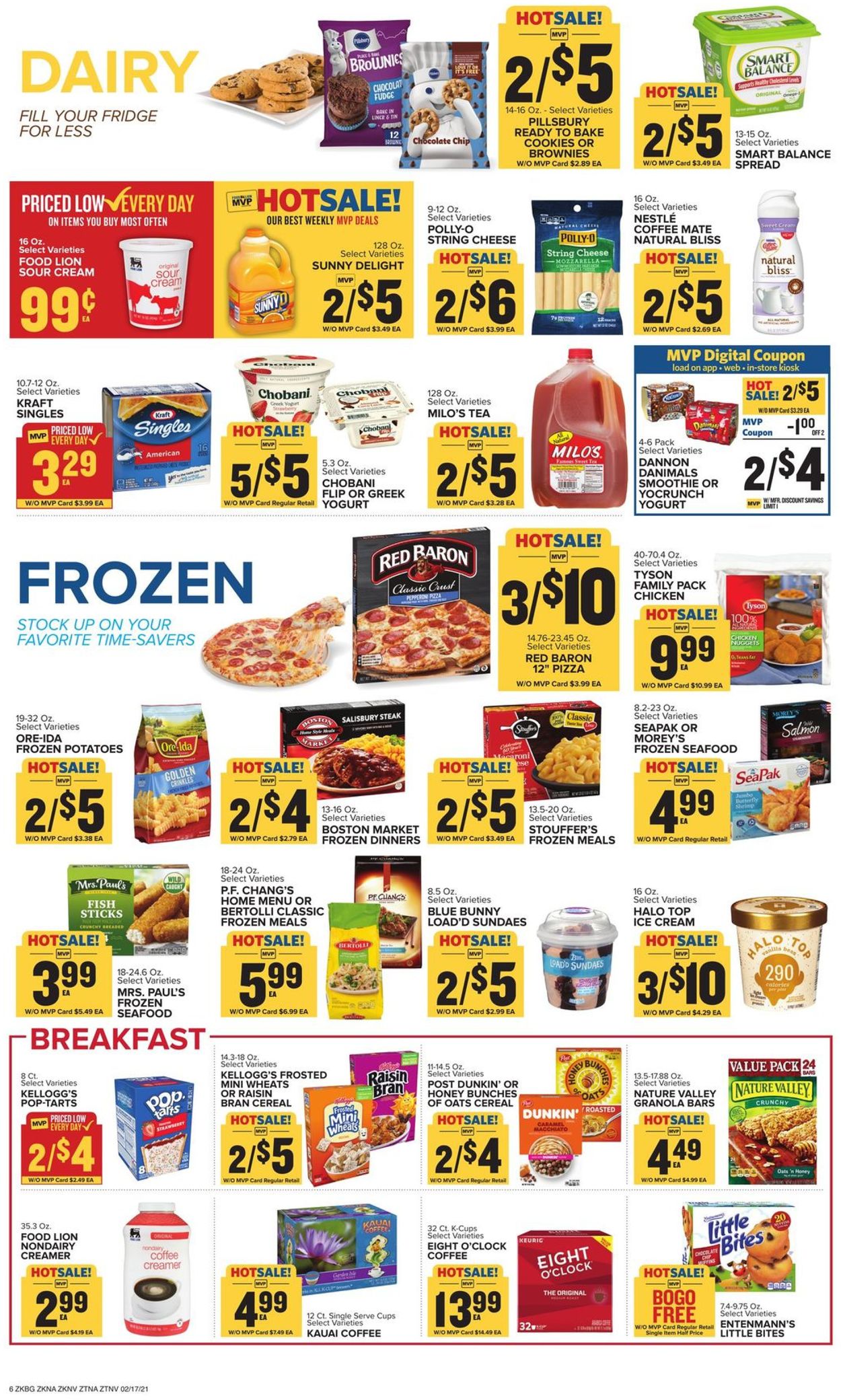 Food Lion Ad from 02/17/2021