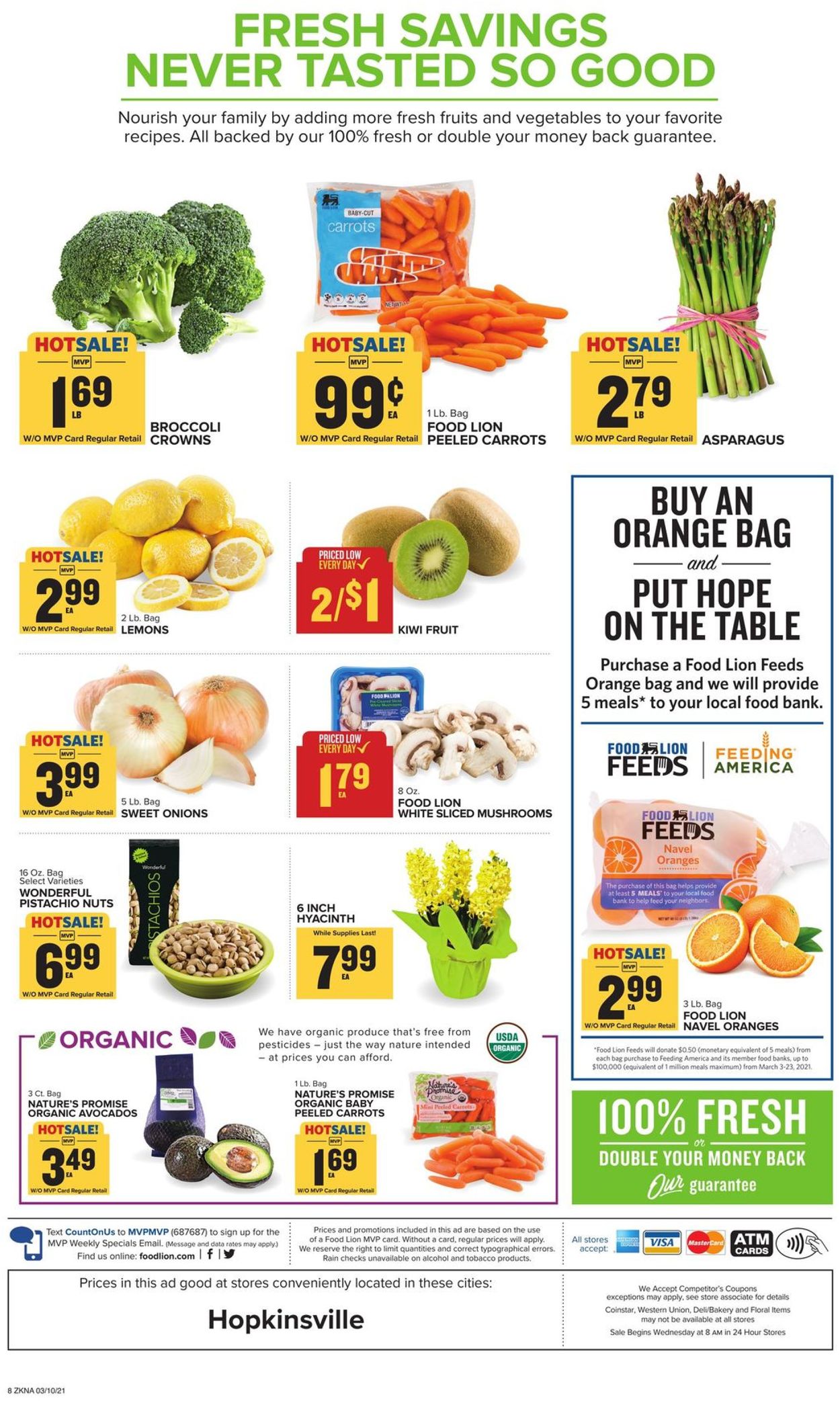 Food Lion Ad from 03/10/2021
