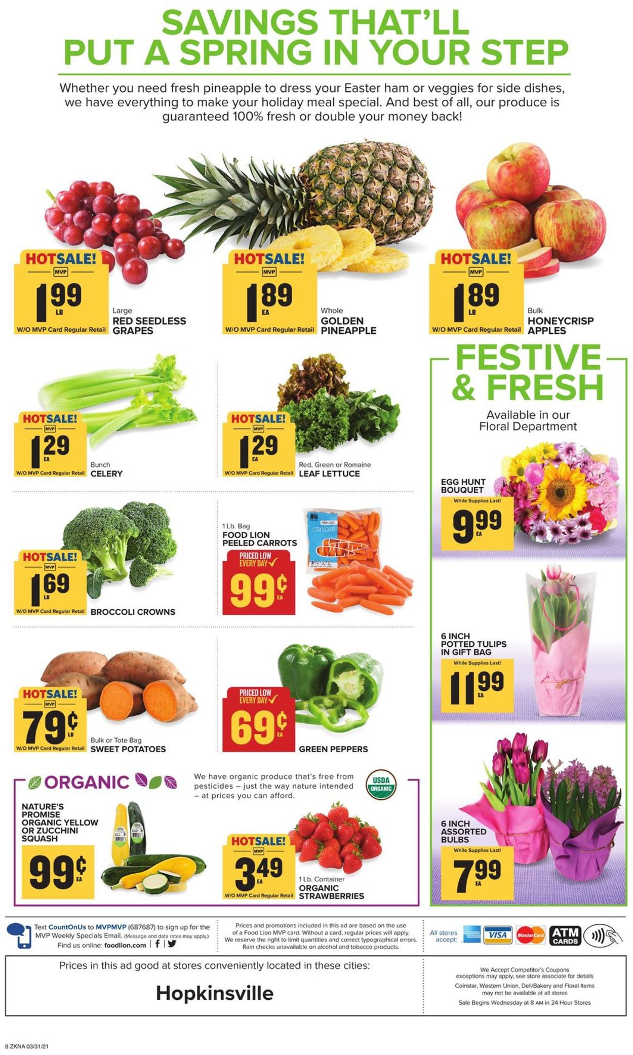 Food Lion Ad from 03/31/2021