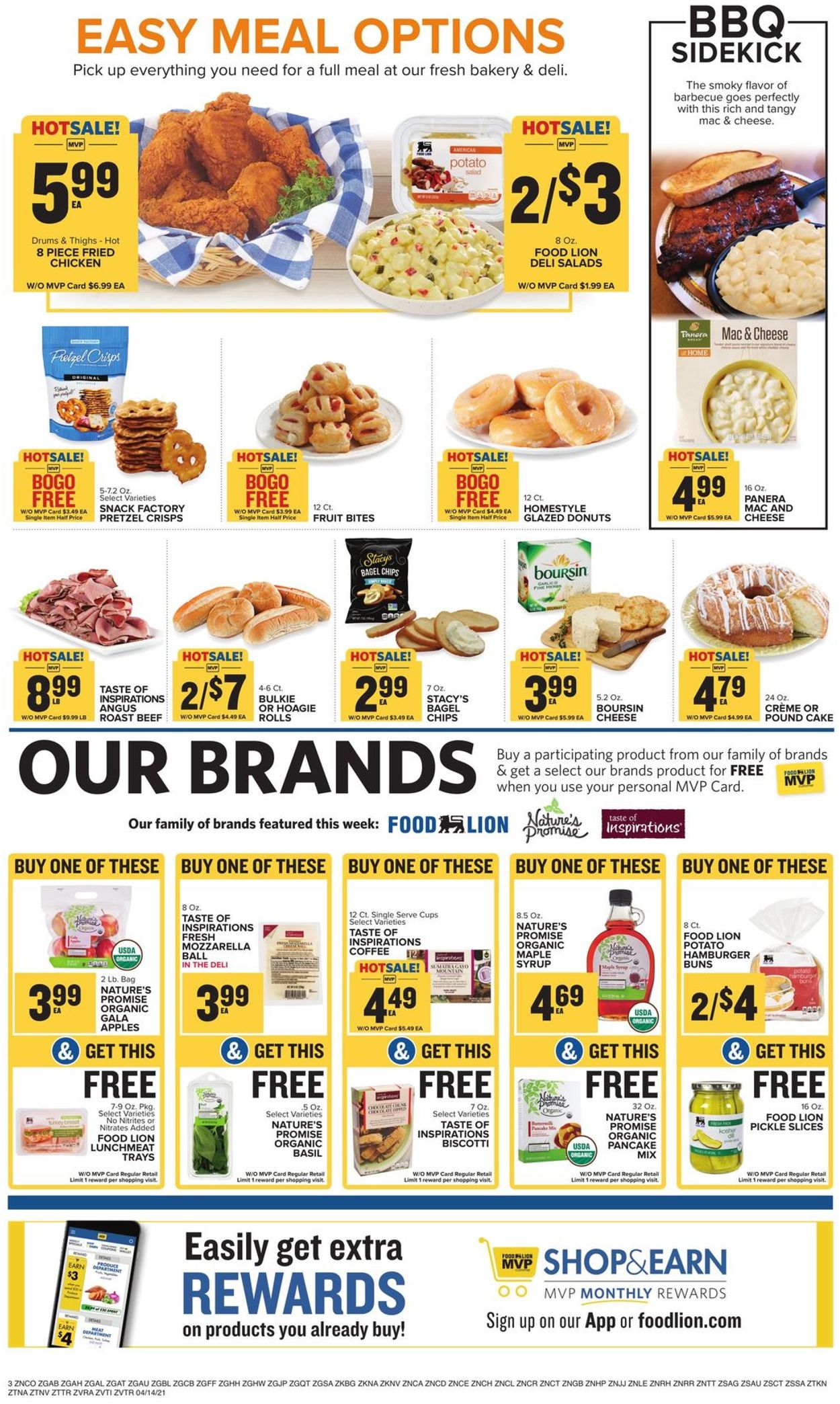 Food Lion Ad from 04/14/2021