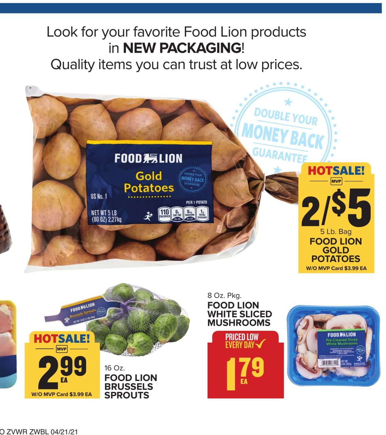 Food Lion Ad from 04/21/2021
