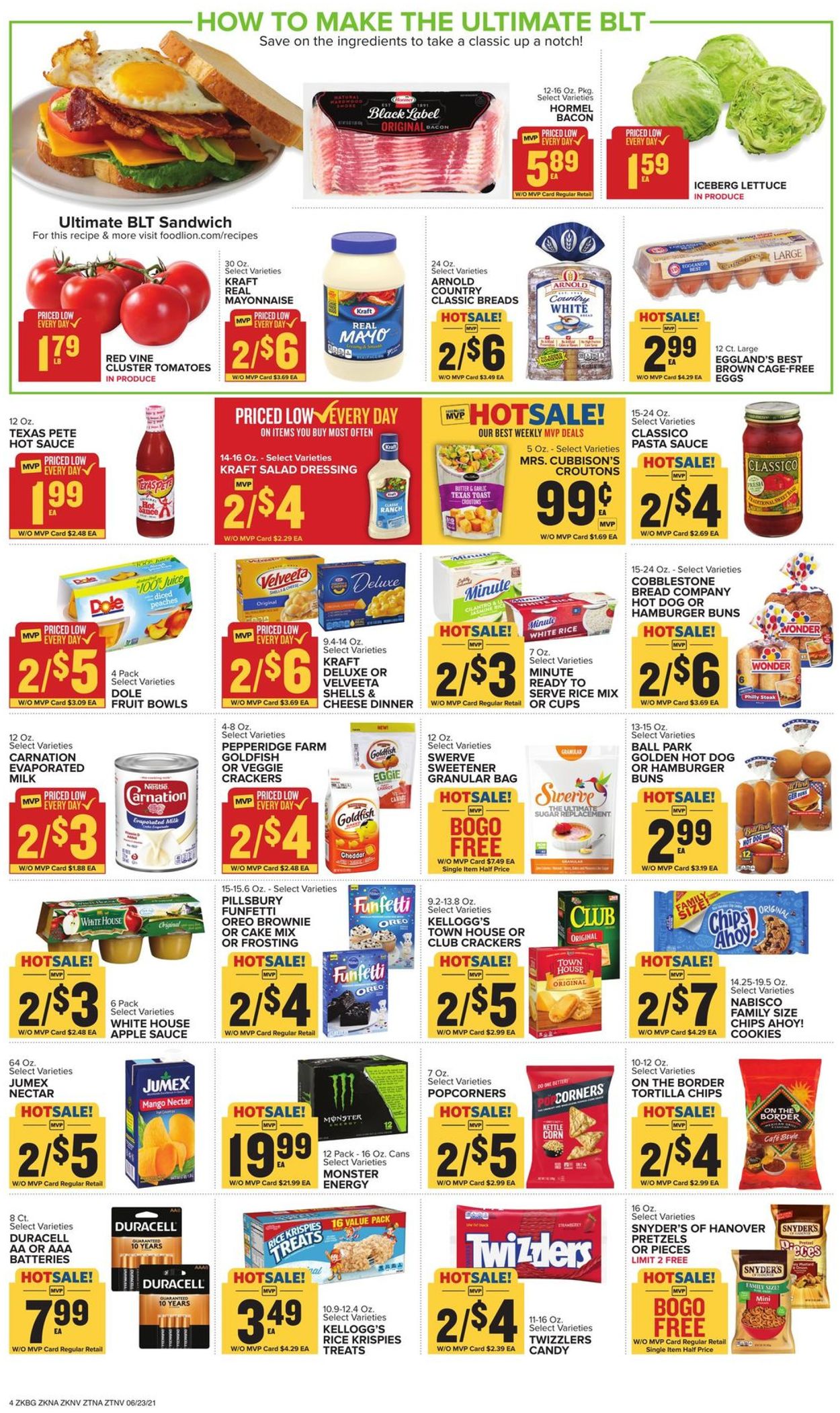 Food Lion Ad from 06/23/2021
