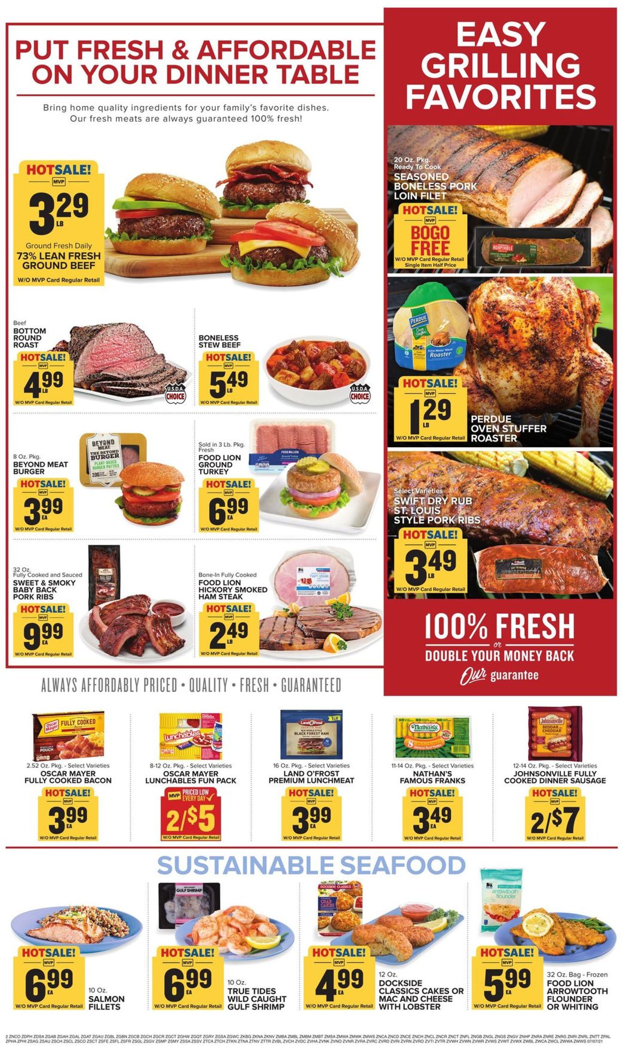 Food Lion Ad from 07/07/2021