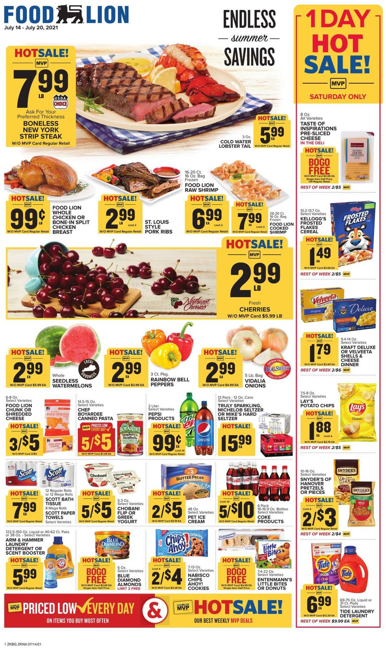 Food Lion Ad from 07/14/2021