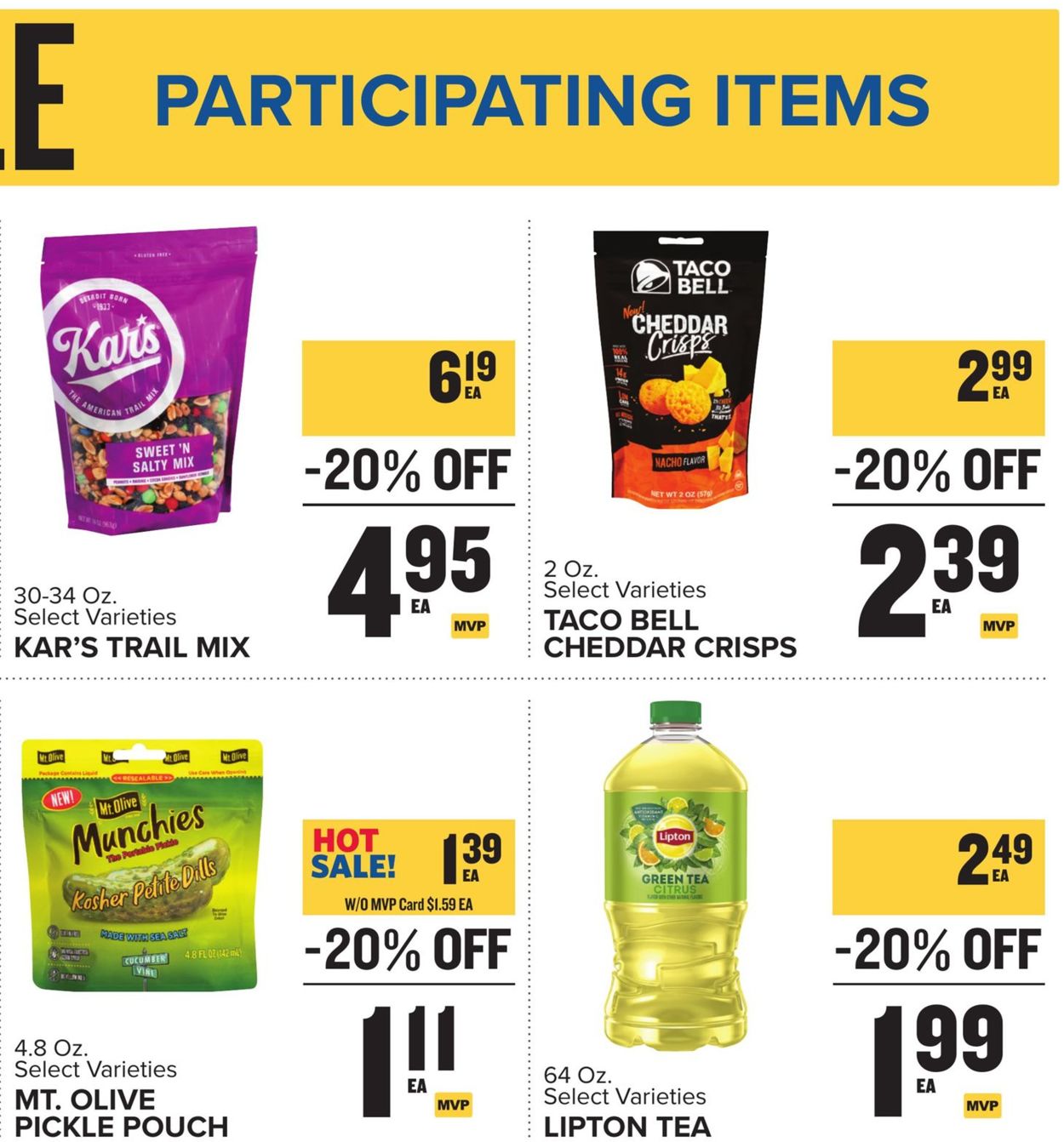 Food Lion Ad from 08/11/2021