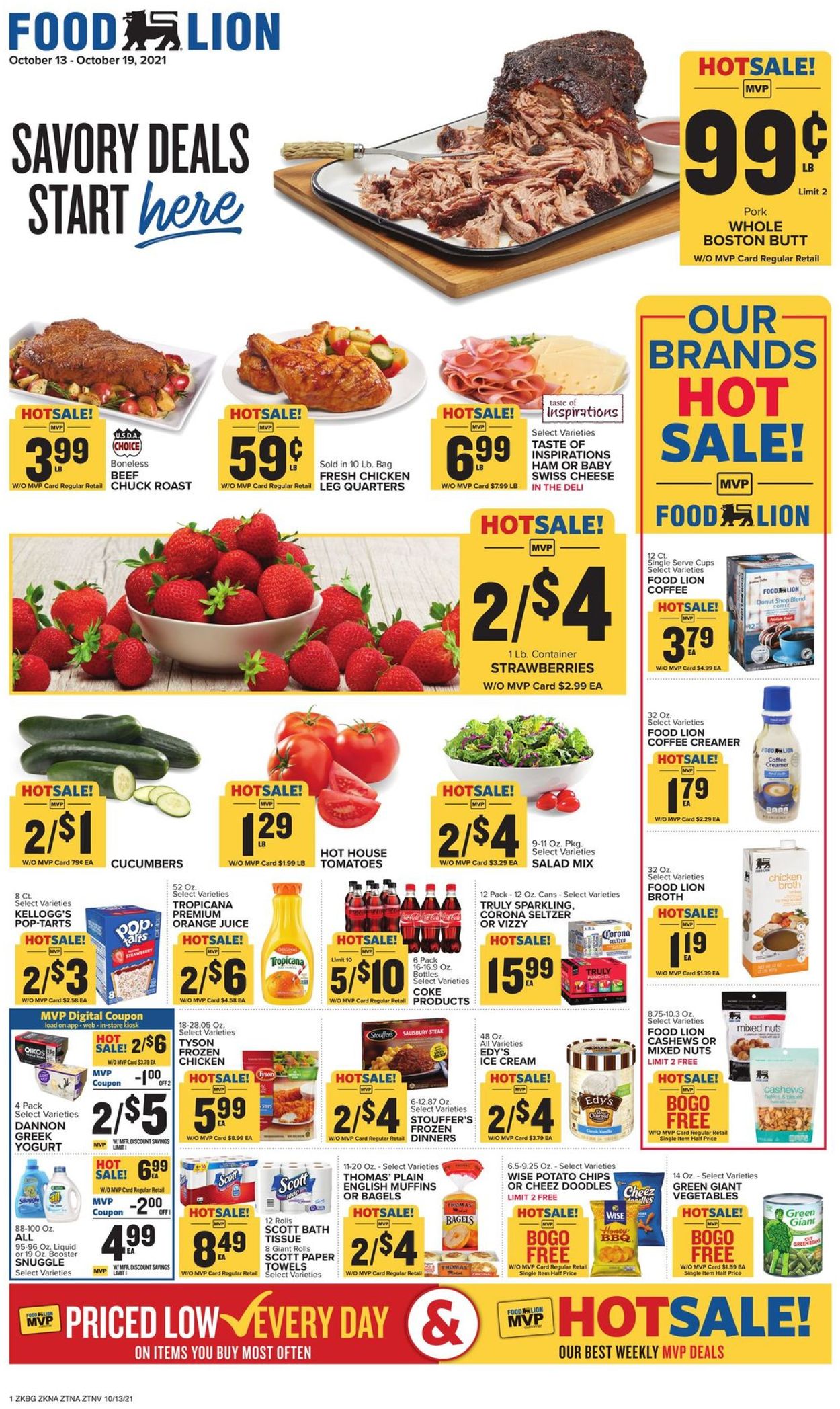 Food Lion Ad from 10/13/2021