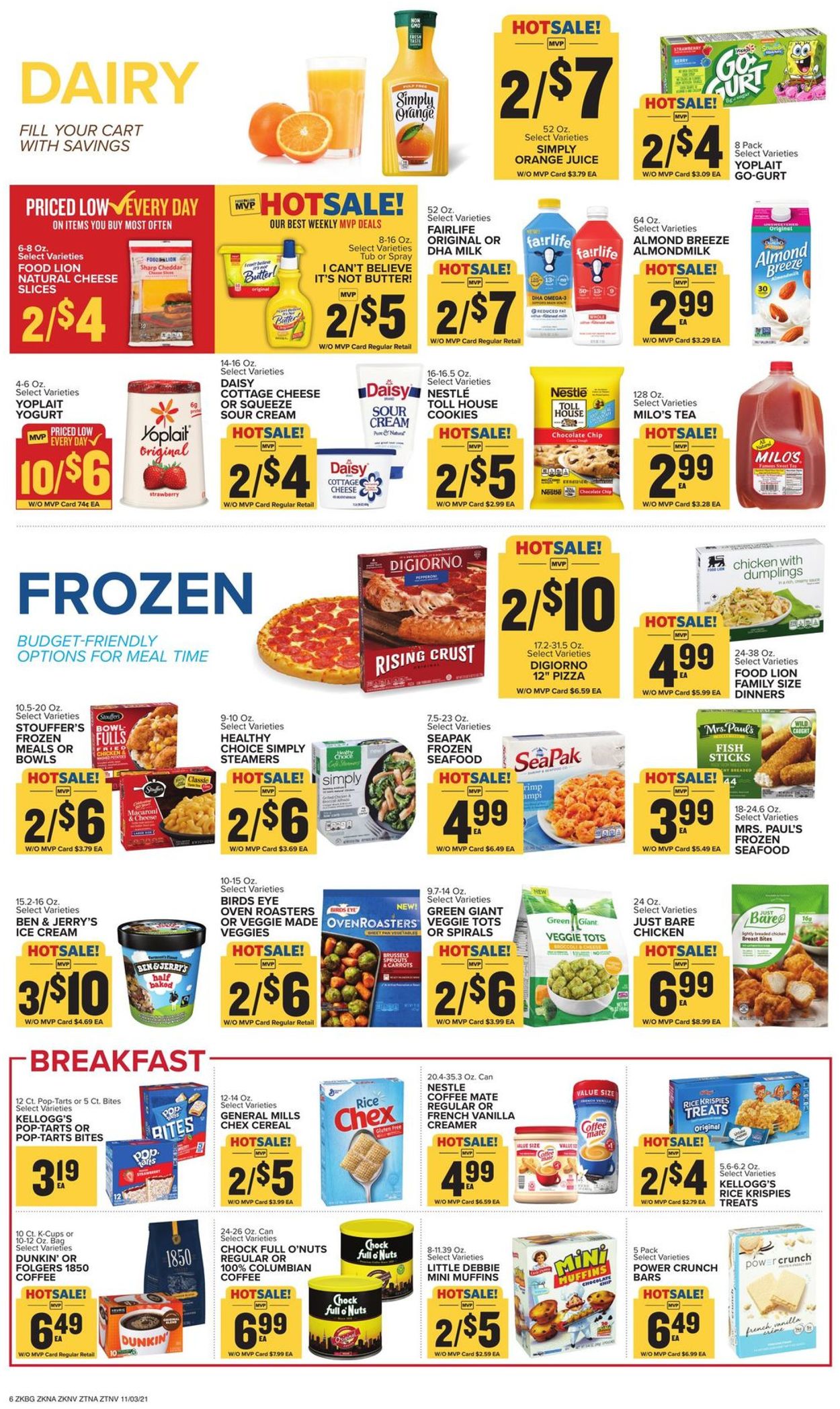Food Lion Ad from 11/03/2021