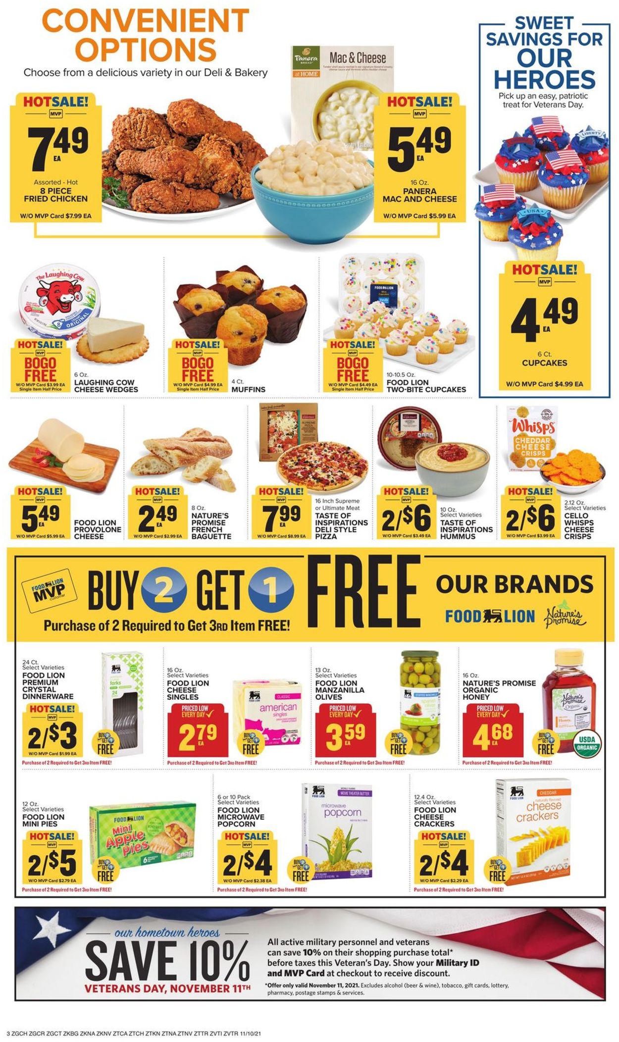 Food Lion Ad from 11/10/2021