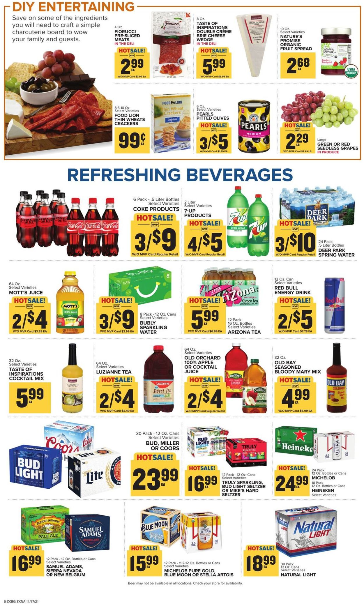 Food Lion Ad from 11/17/2021