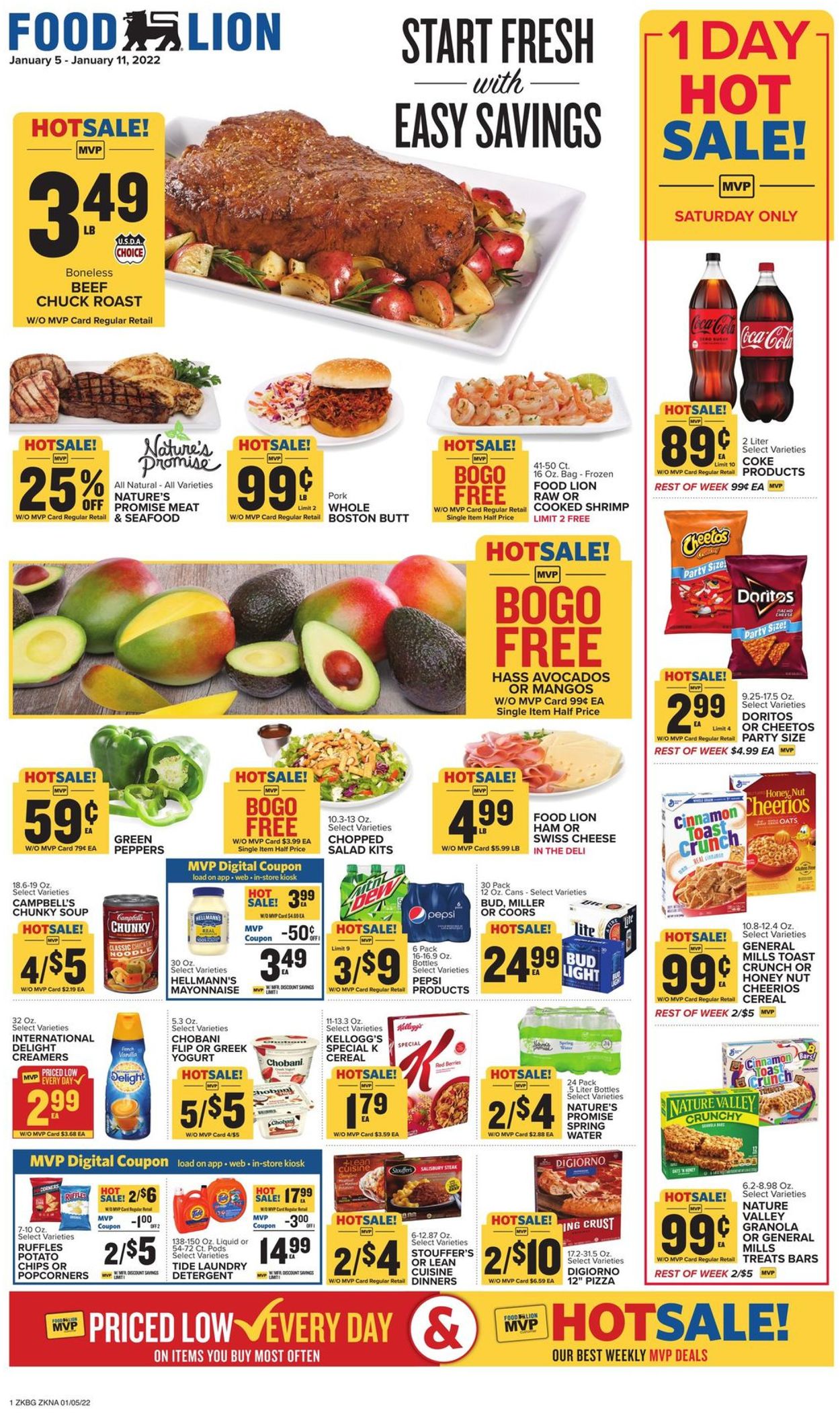 Food Lion Ad from 01/05/2022