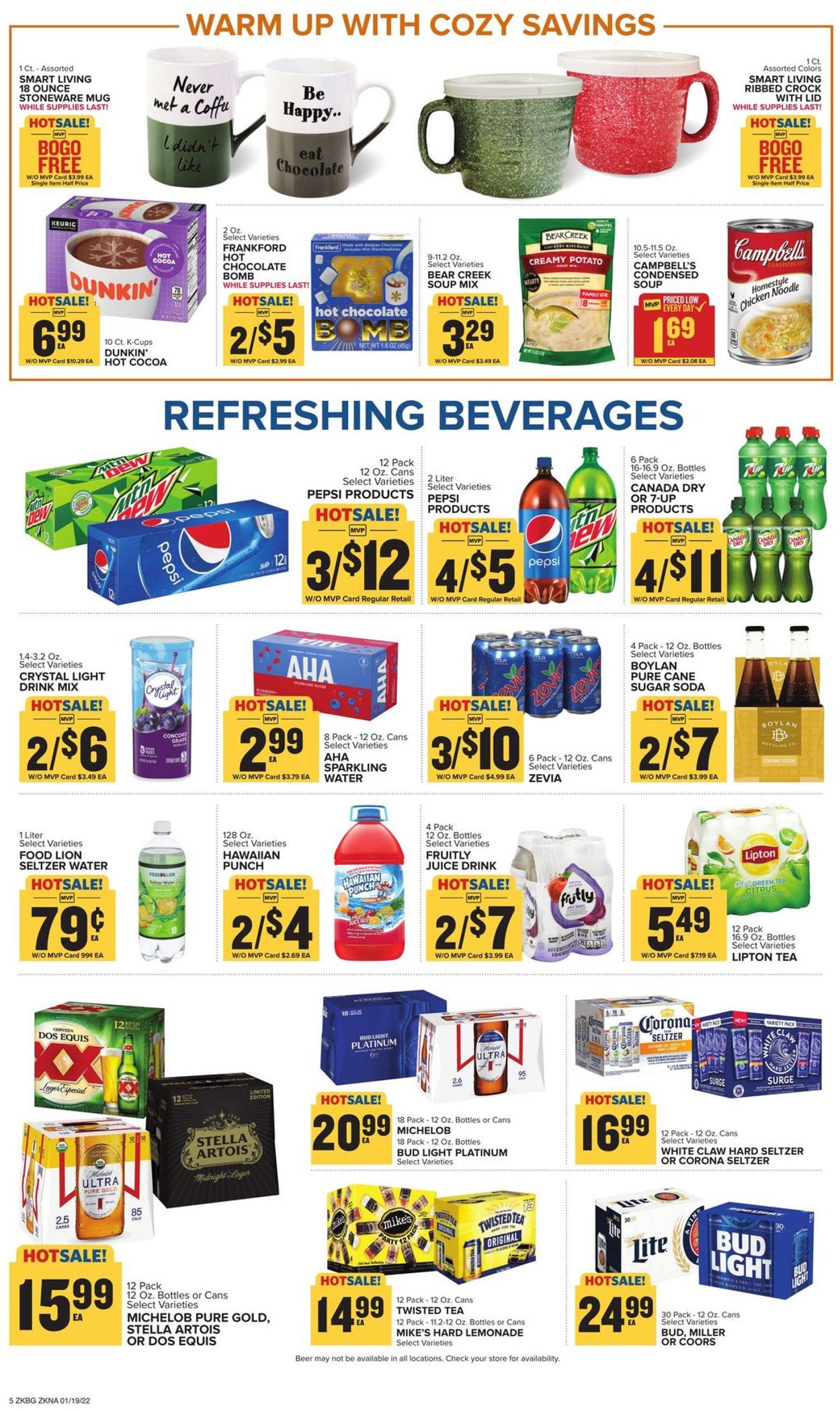 Food Lion Ad from 01/19/2022