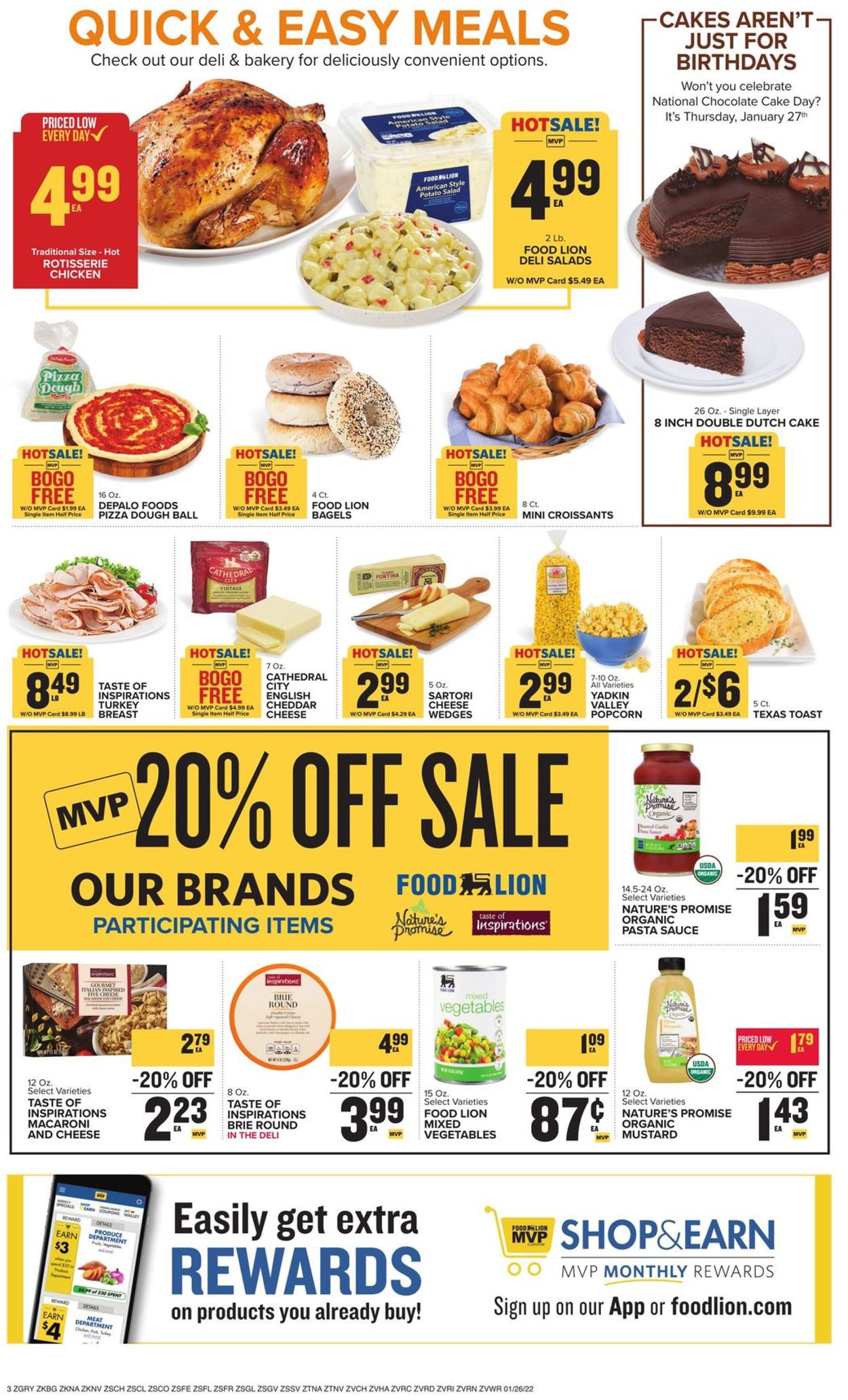 Food Lion Ad from 01/26/2022