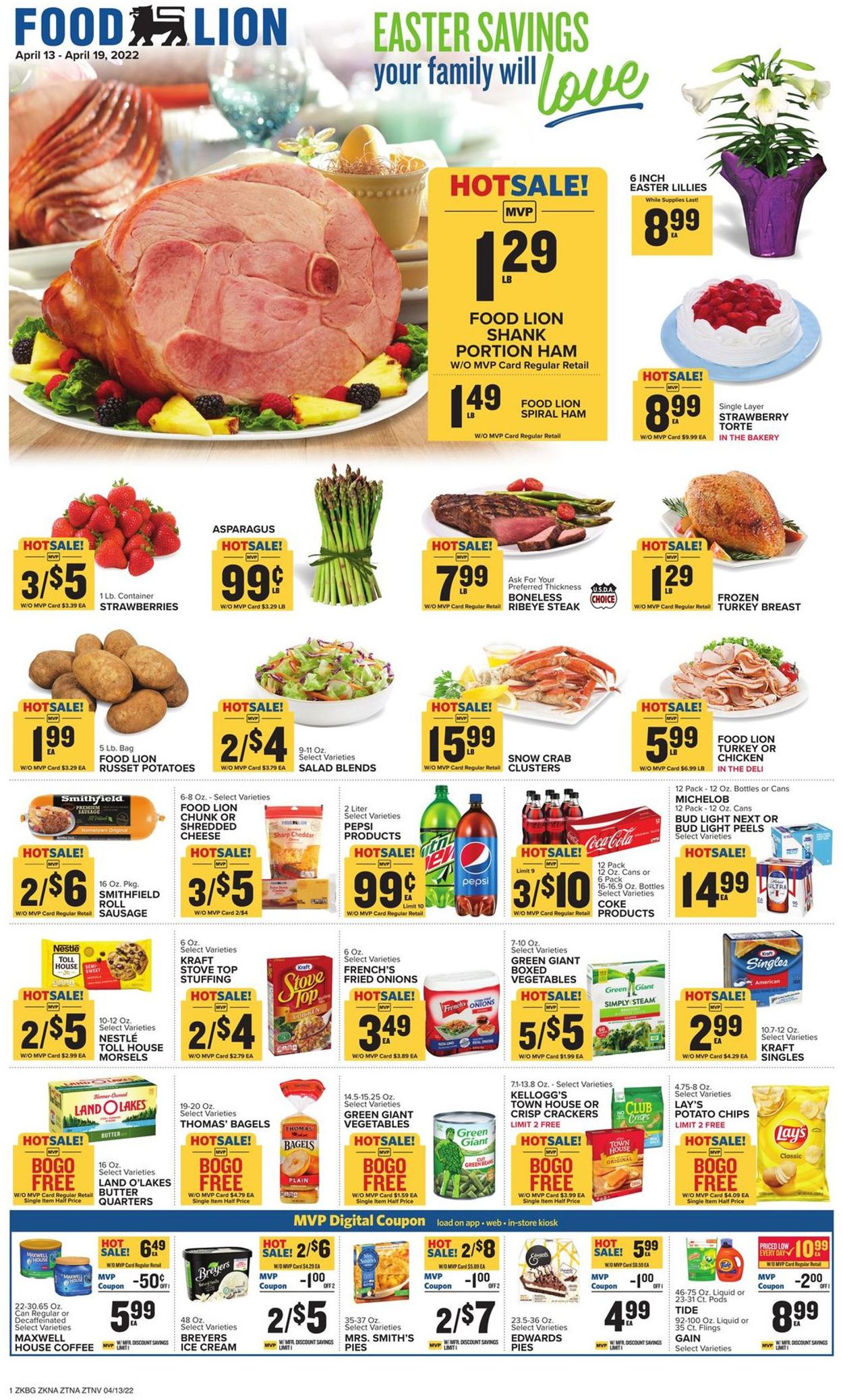 Food Lion EASTER 2022 Current weekly ad 04/13 04/19/2022