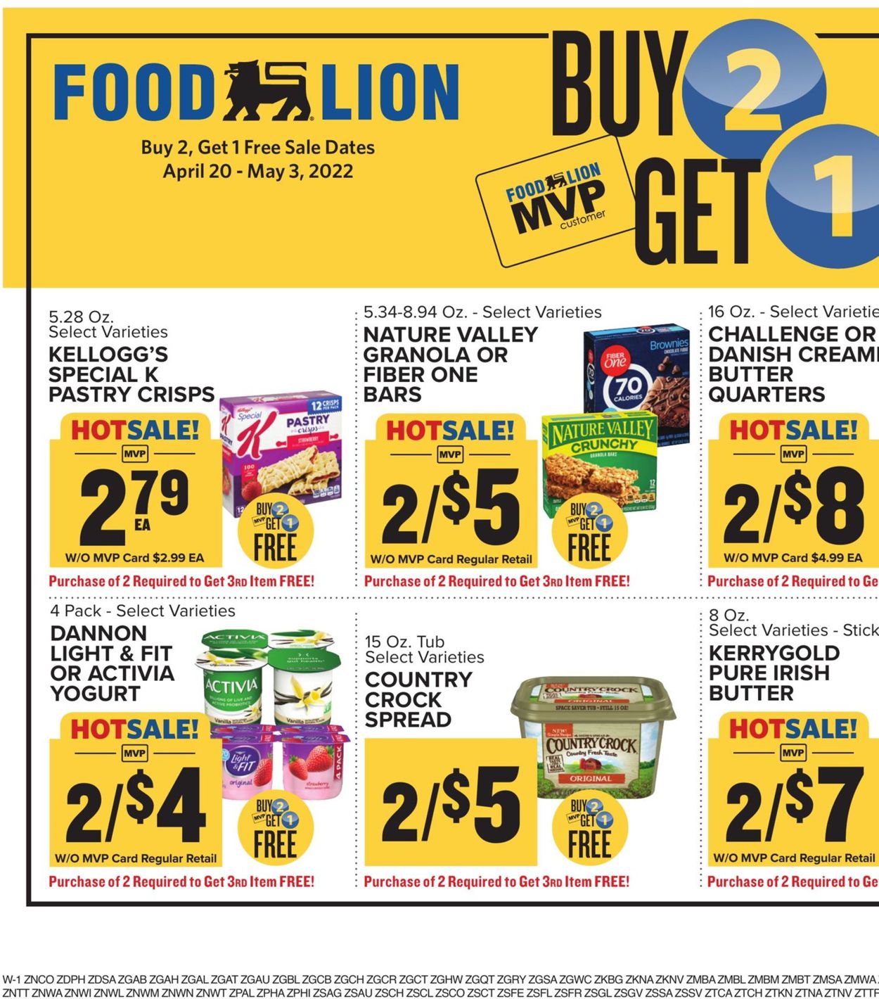 Food Lion Ad from 04/20/2022