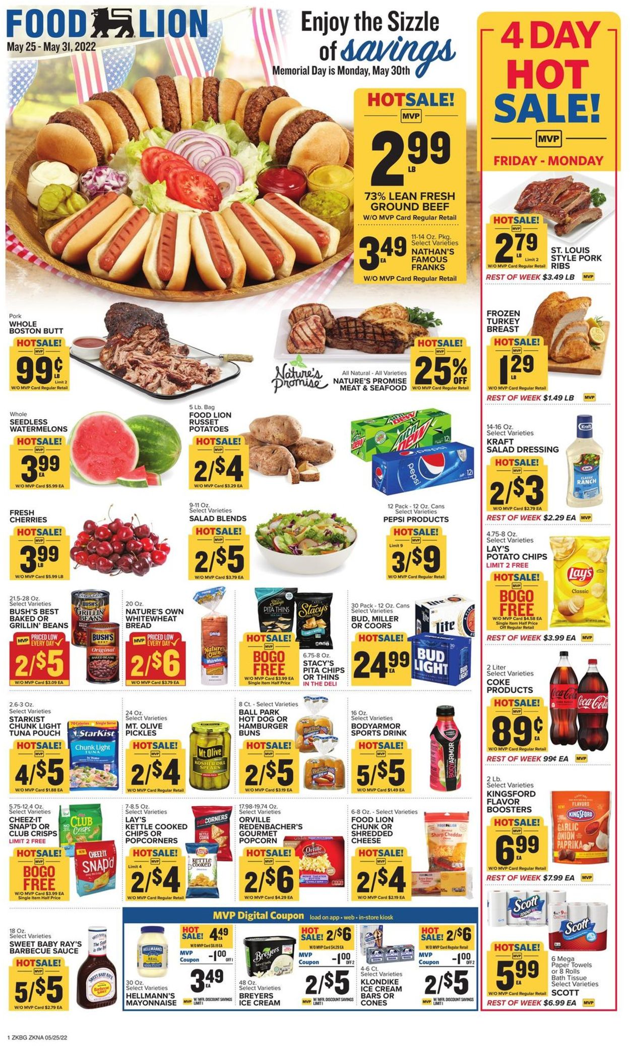 Food Lion Ad from 05/25/2022