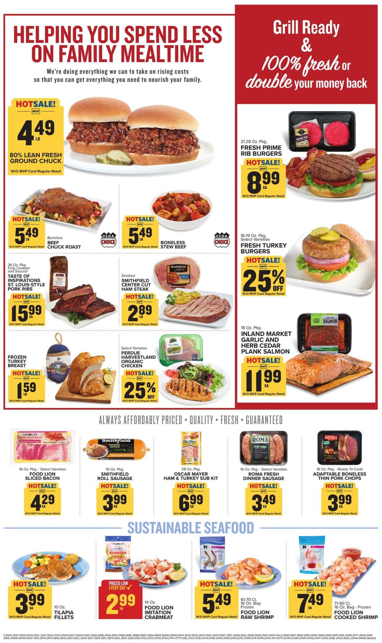 Food Lion Ad from 08/03/2022