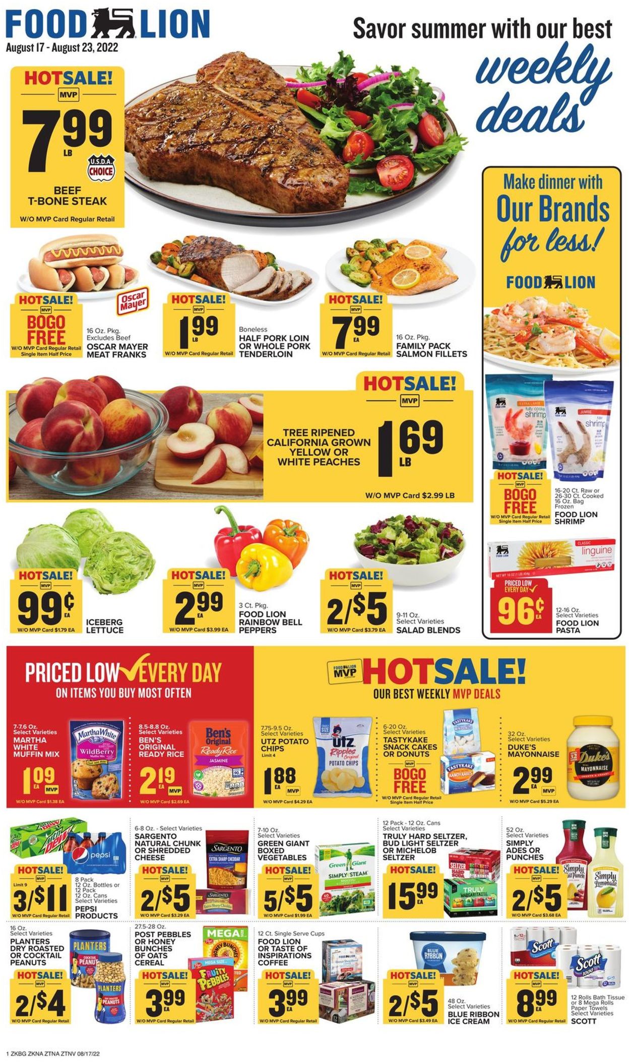 Food Lion Ad from 08/17/2022