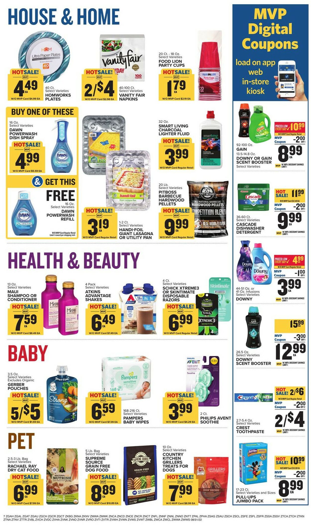 Food Lion Ad from 08/31/2022