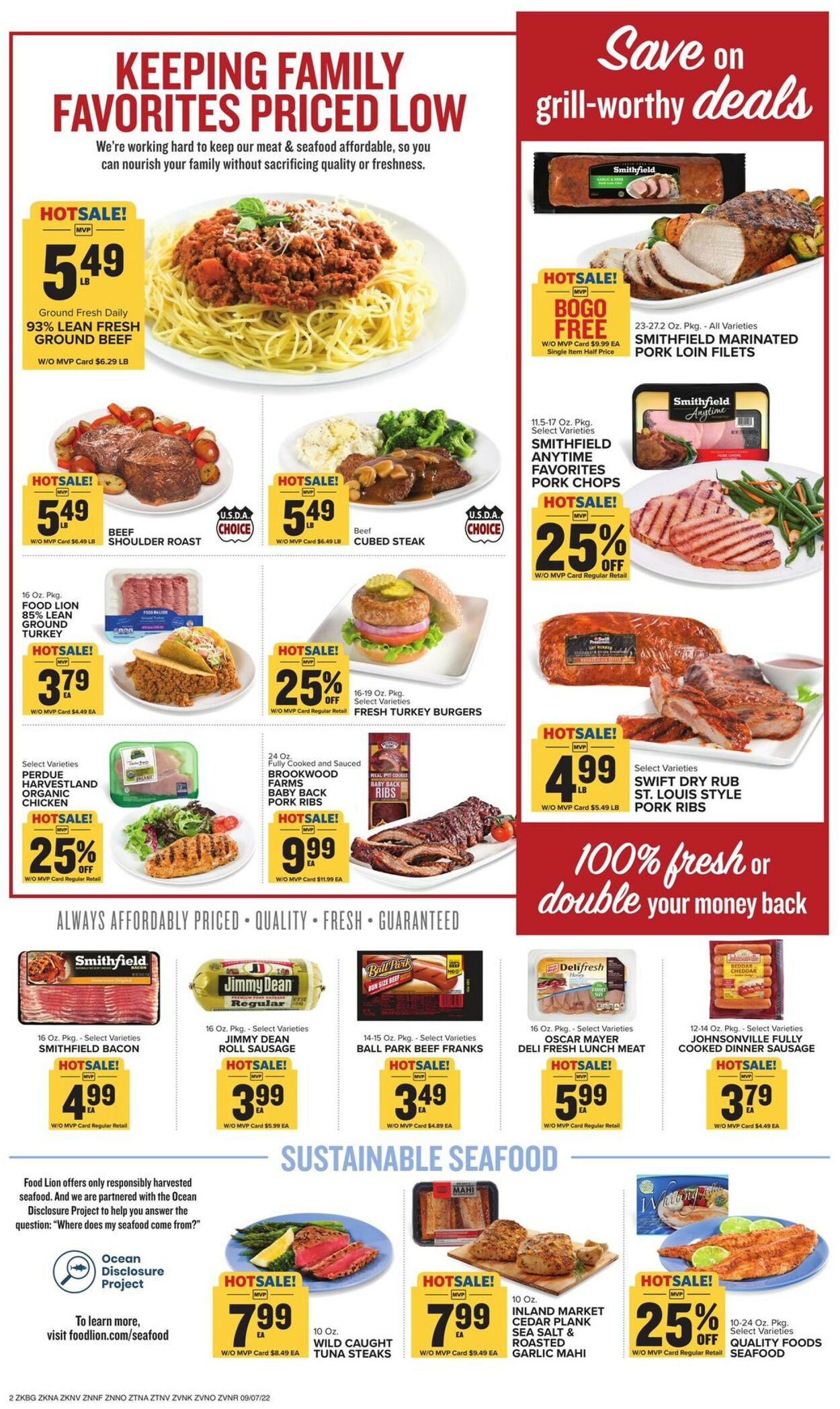 Food Lion Ad from 09/07/2022