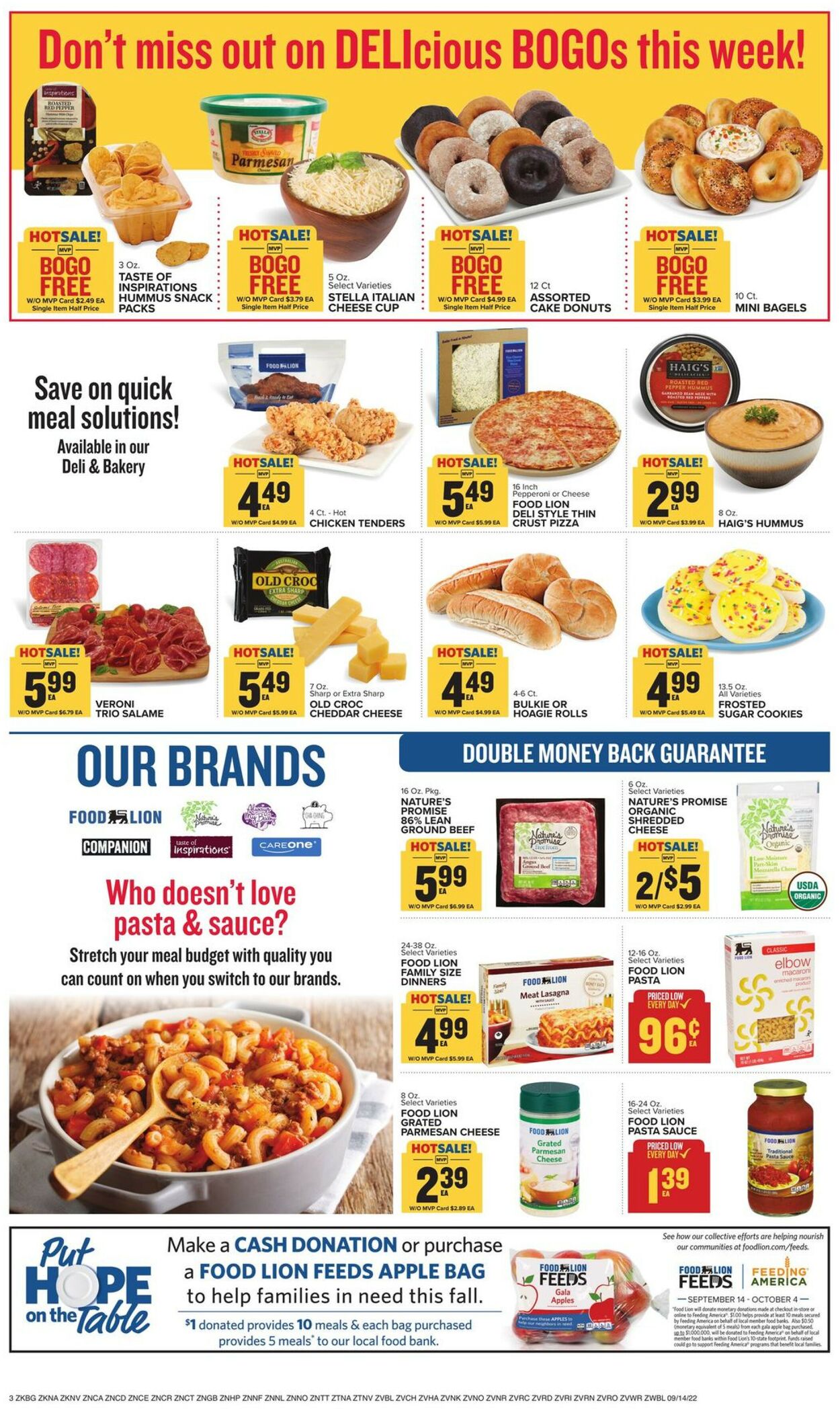 Food Lion Ad from 09/14/2022