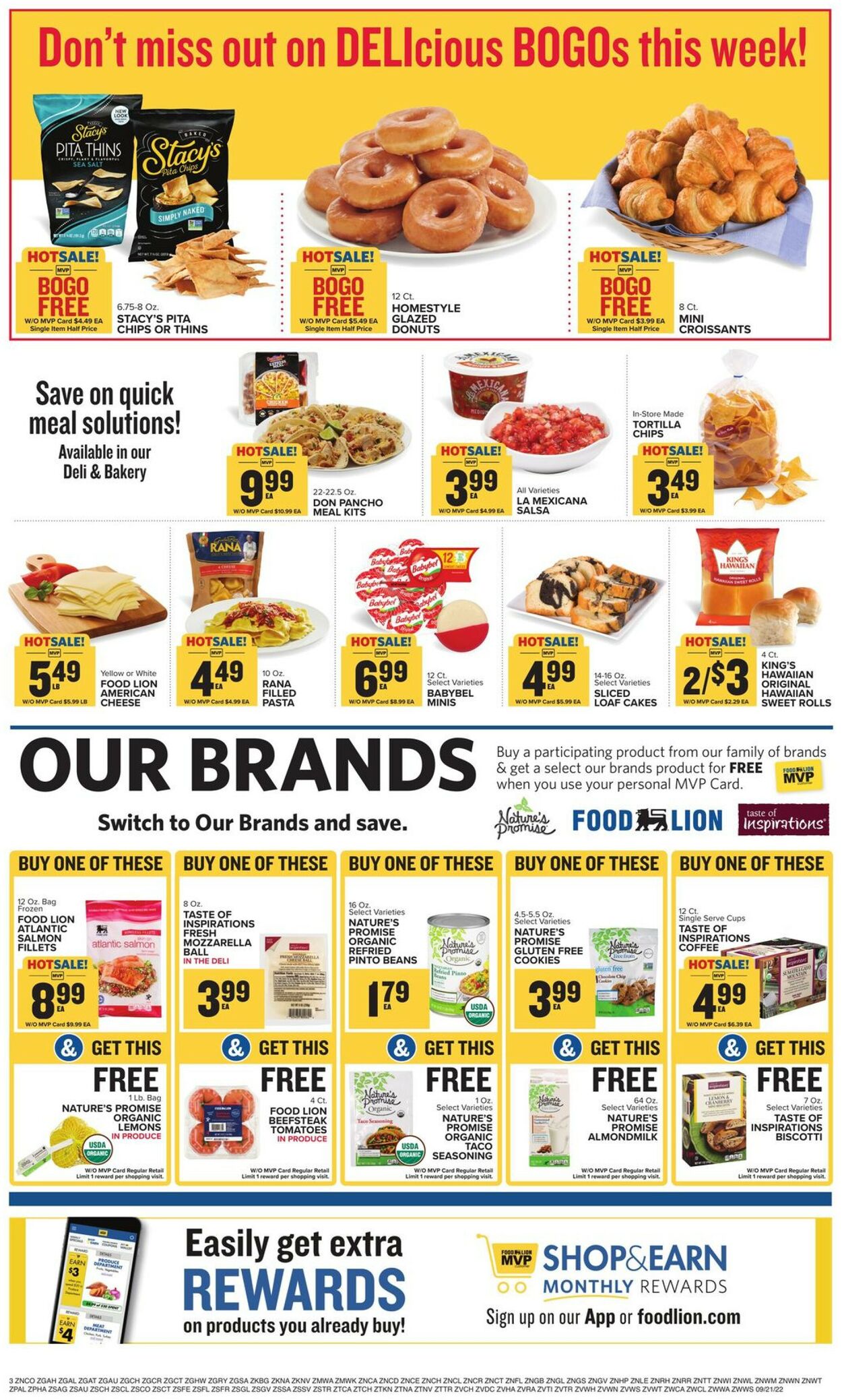 Food Lion Ad from 09/21/2022