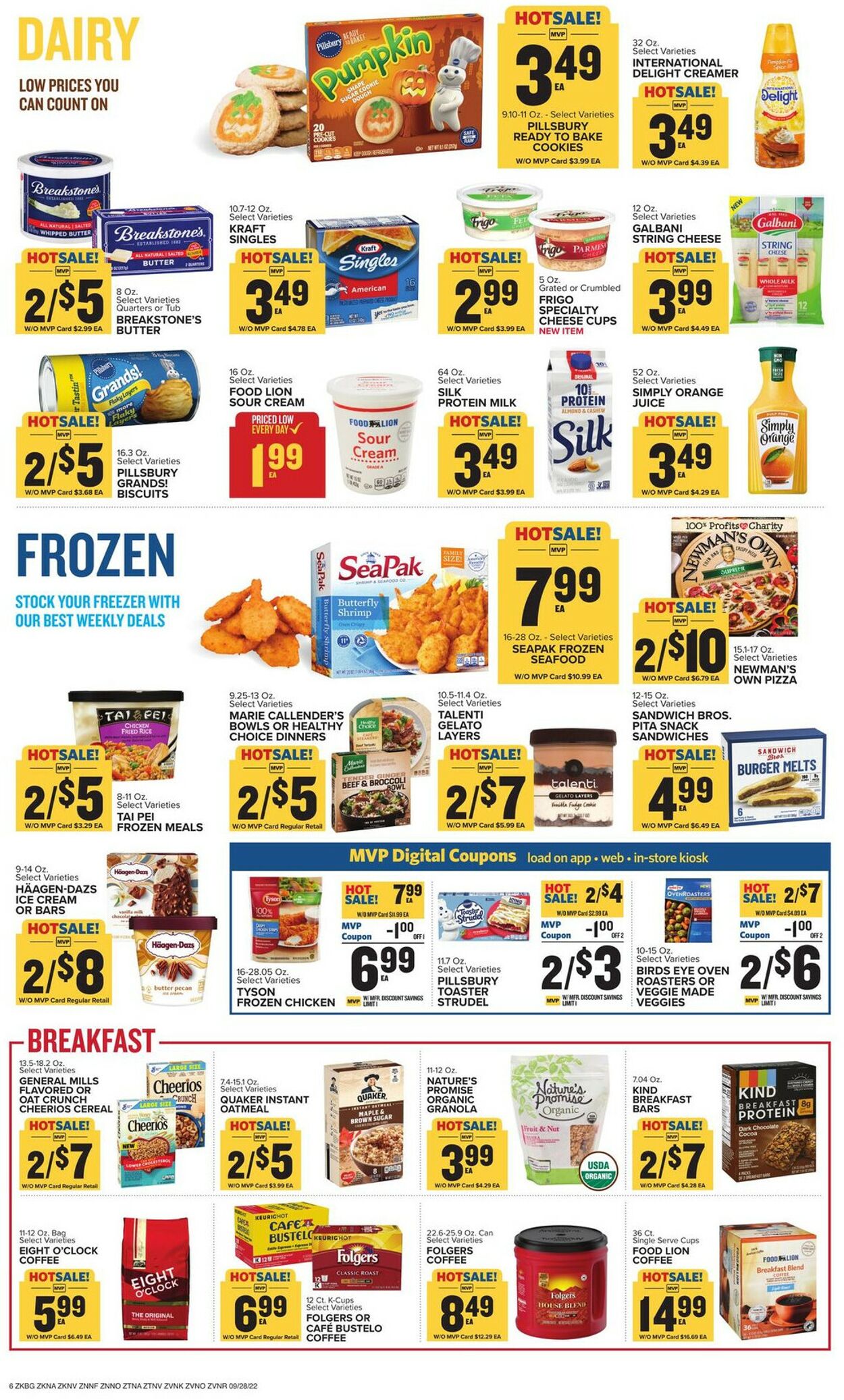 Food Lion Ad from 09/28/2022