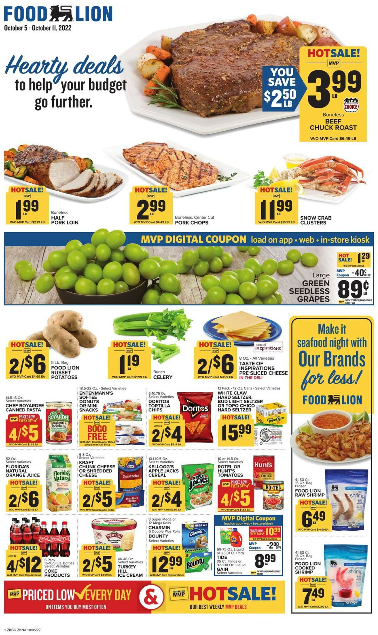 Food Lion Ad from 10/05/2022