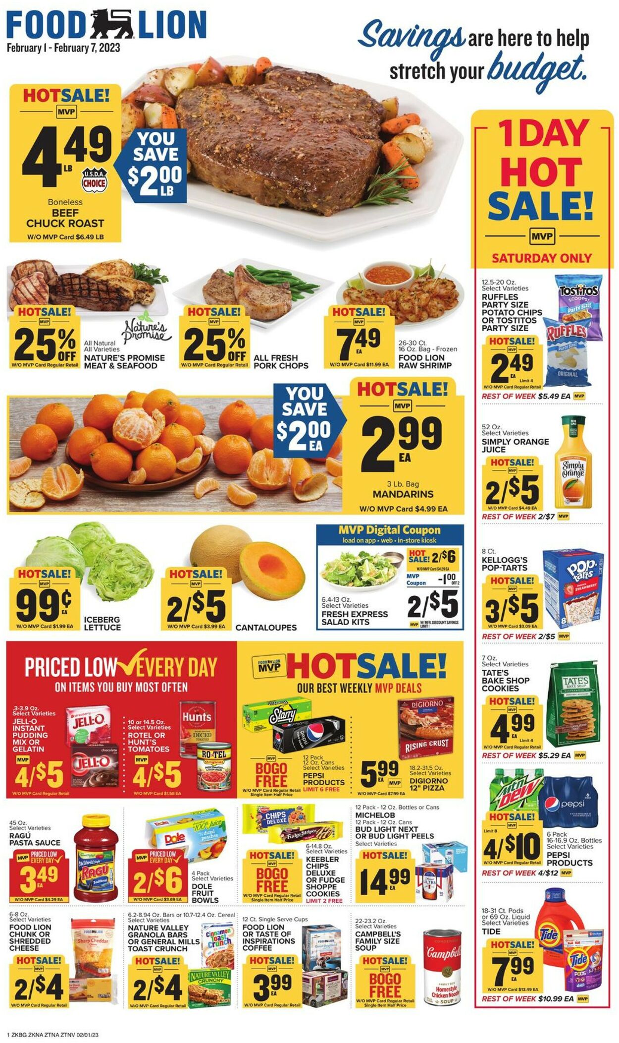 Food Lion Ad from 02/01/2023