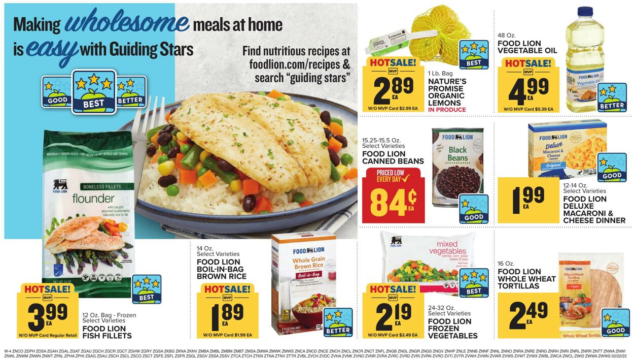 Food Lion Ad from 02/22/2023