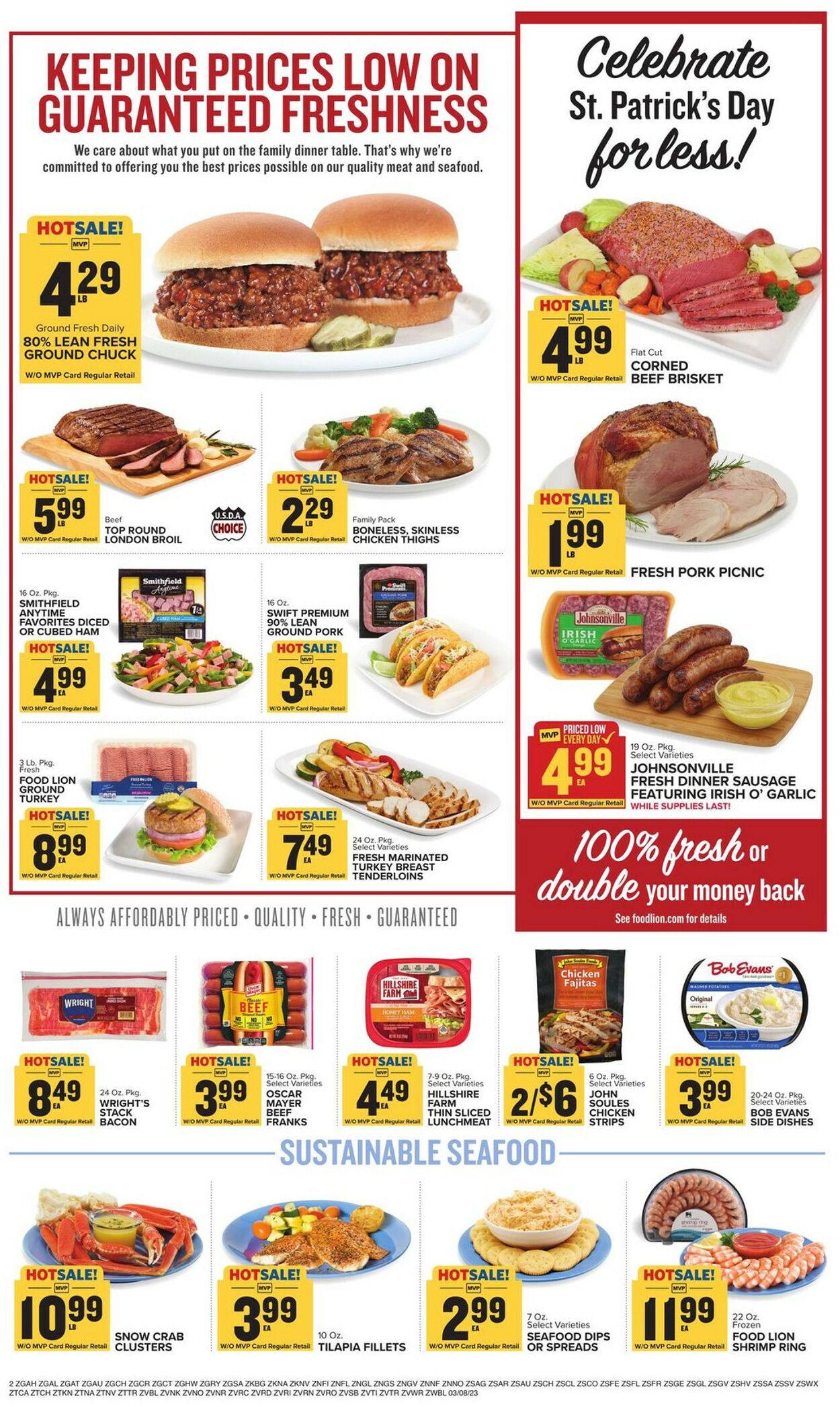 Food Lion Ad from 03/08/2023