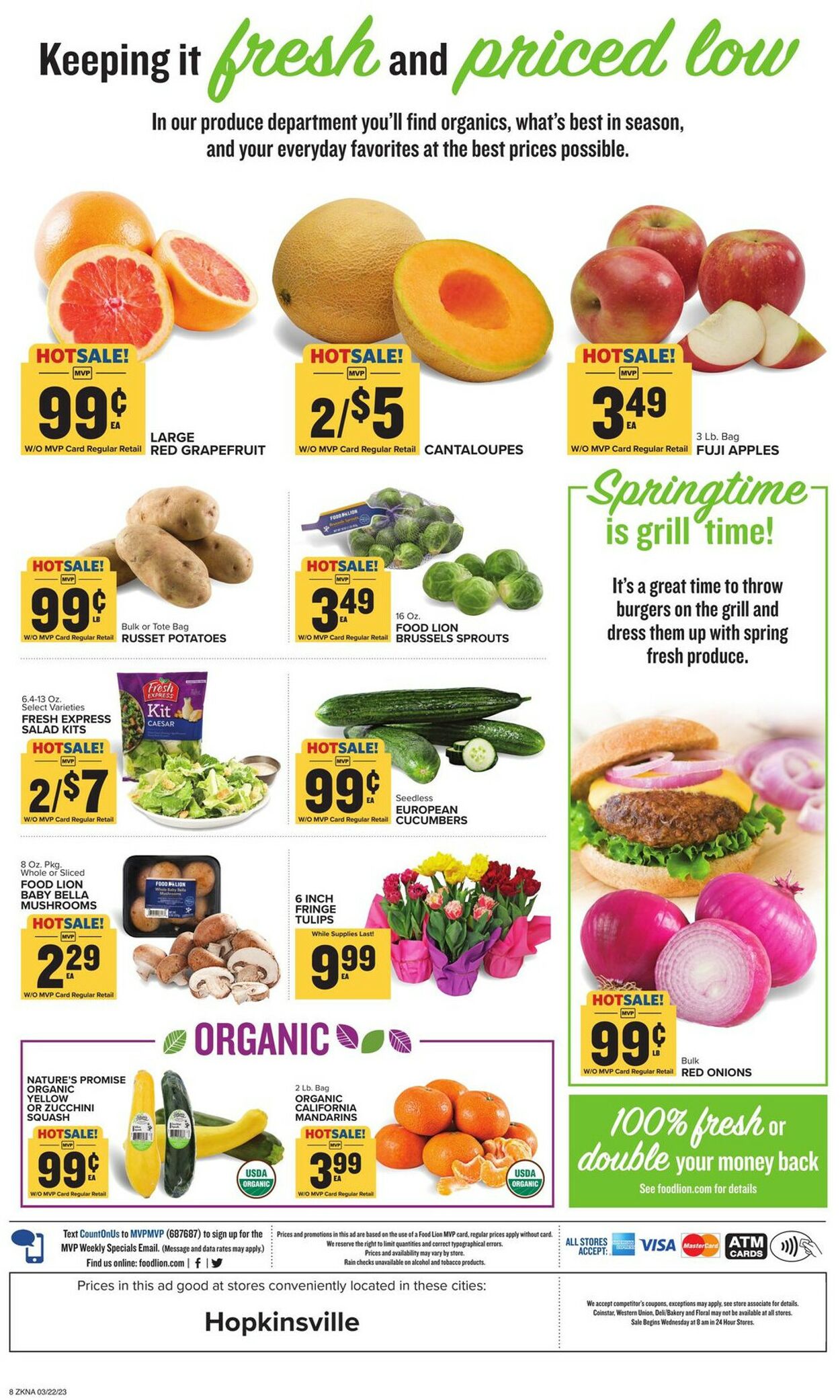Food Lion Ad from 03/22/2023