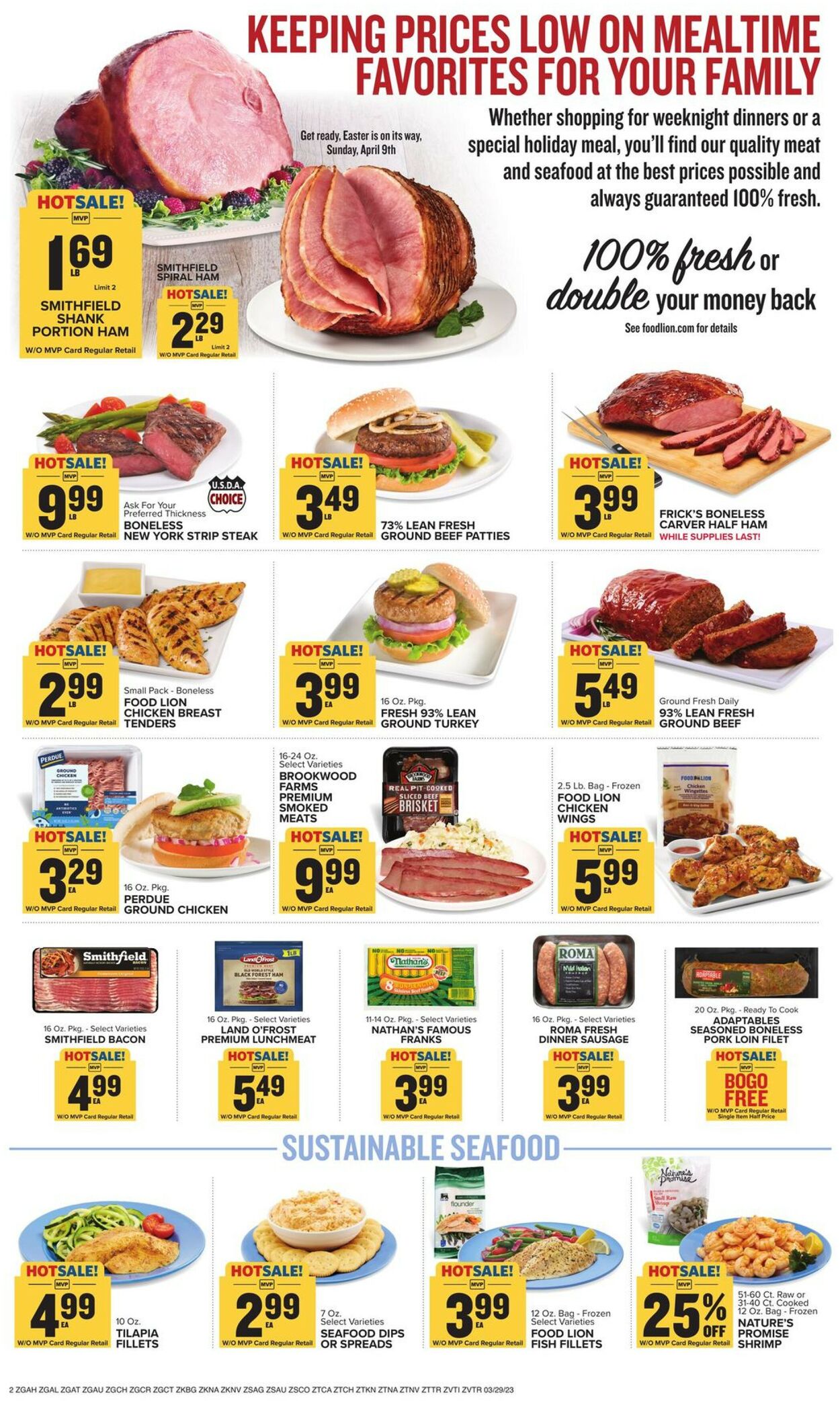 Food Lion Ad from 03/29/2023