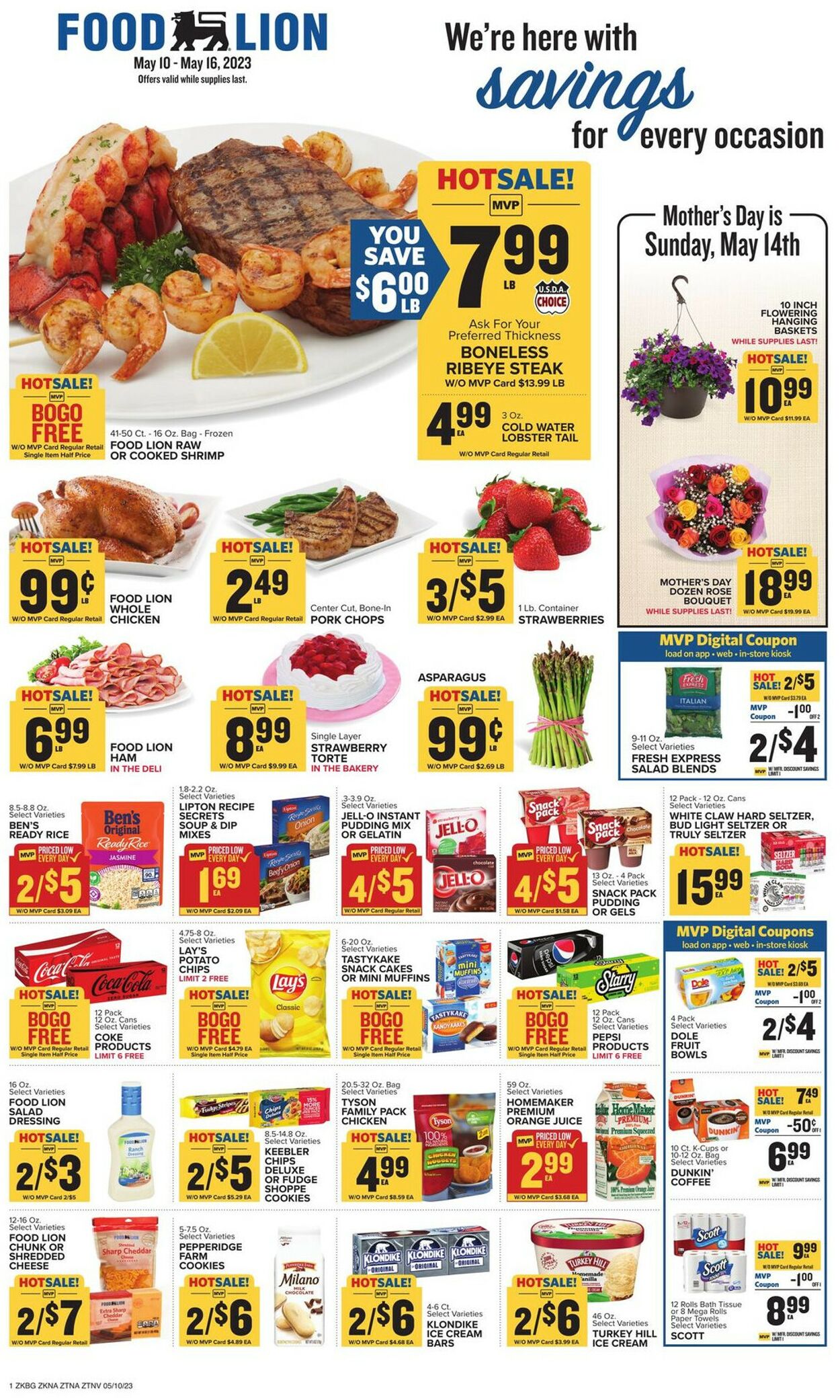 Food Lion Ad from 05/10/2023